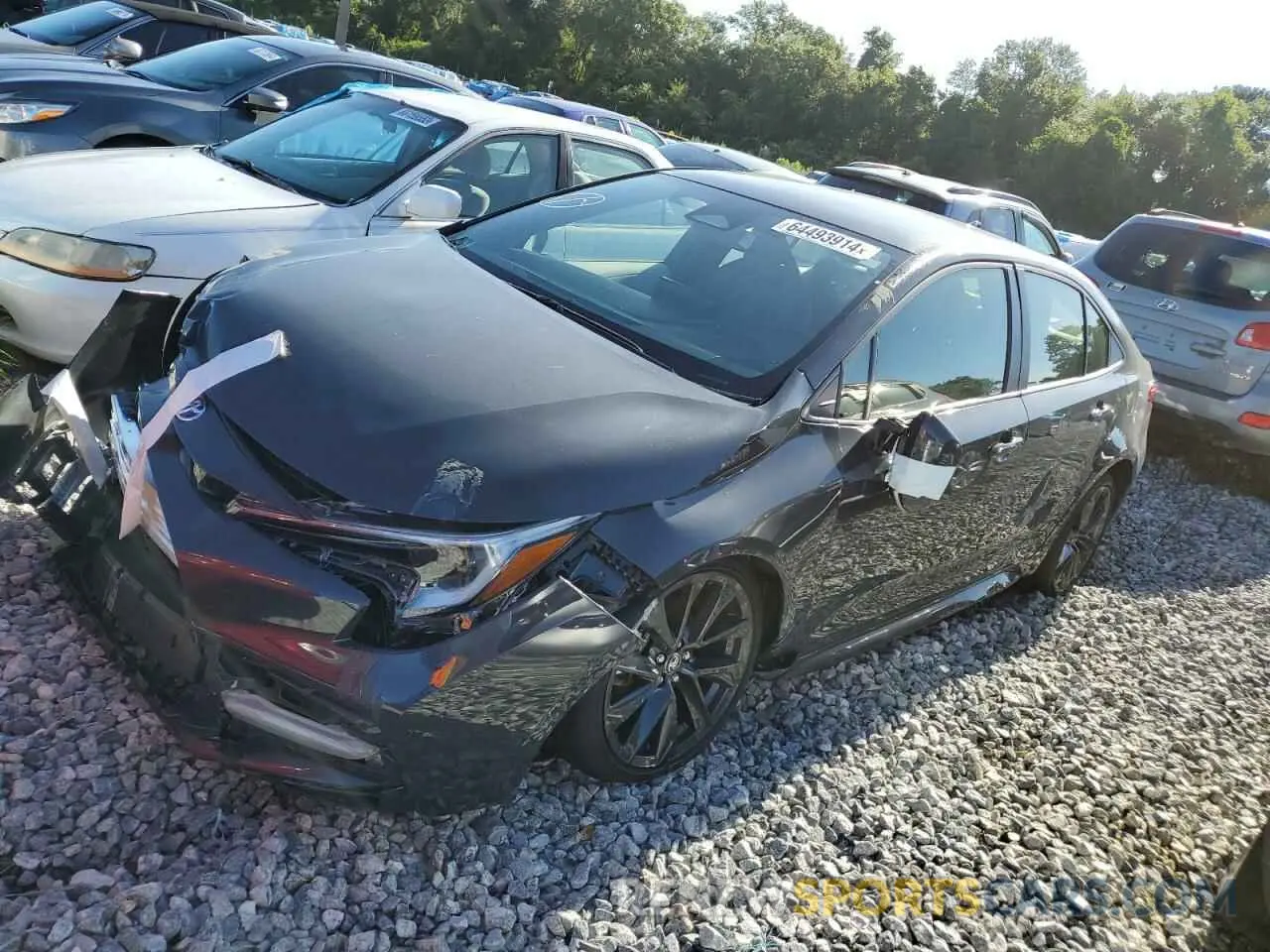 1 Photograph of a damaged car JTDBCMFE2R3046581 TOYOTA COROLLA 2024