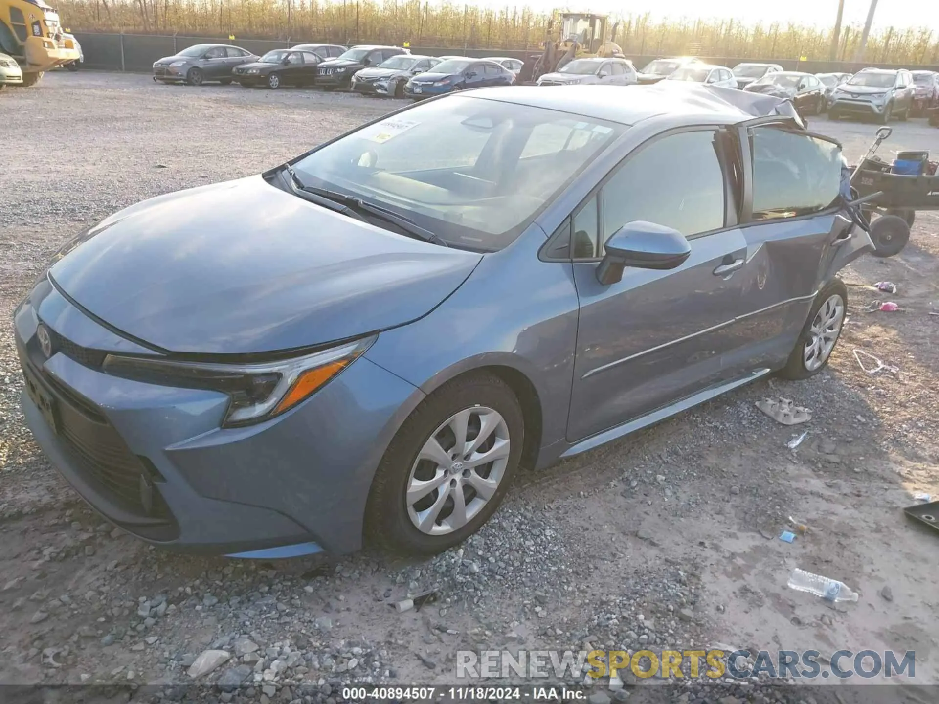2 Photograph of a damaged car JTDBCMFE2R3050565 TOYOTA COROLLA 2024