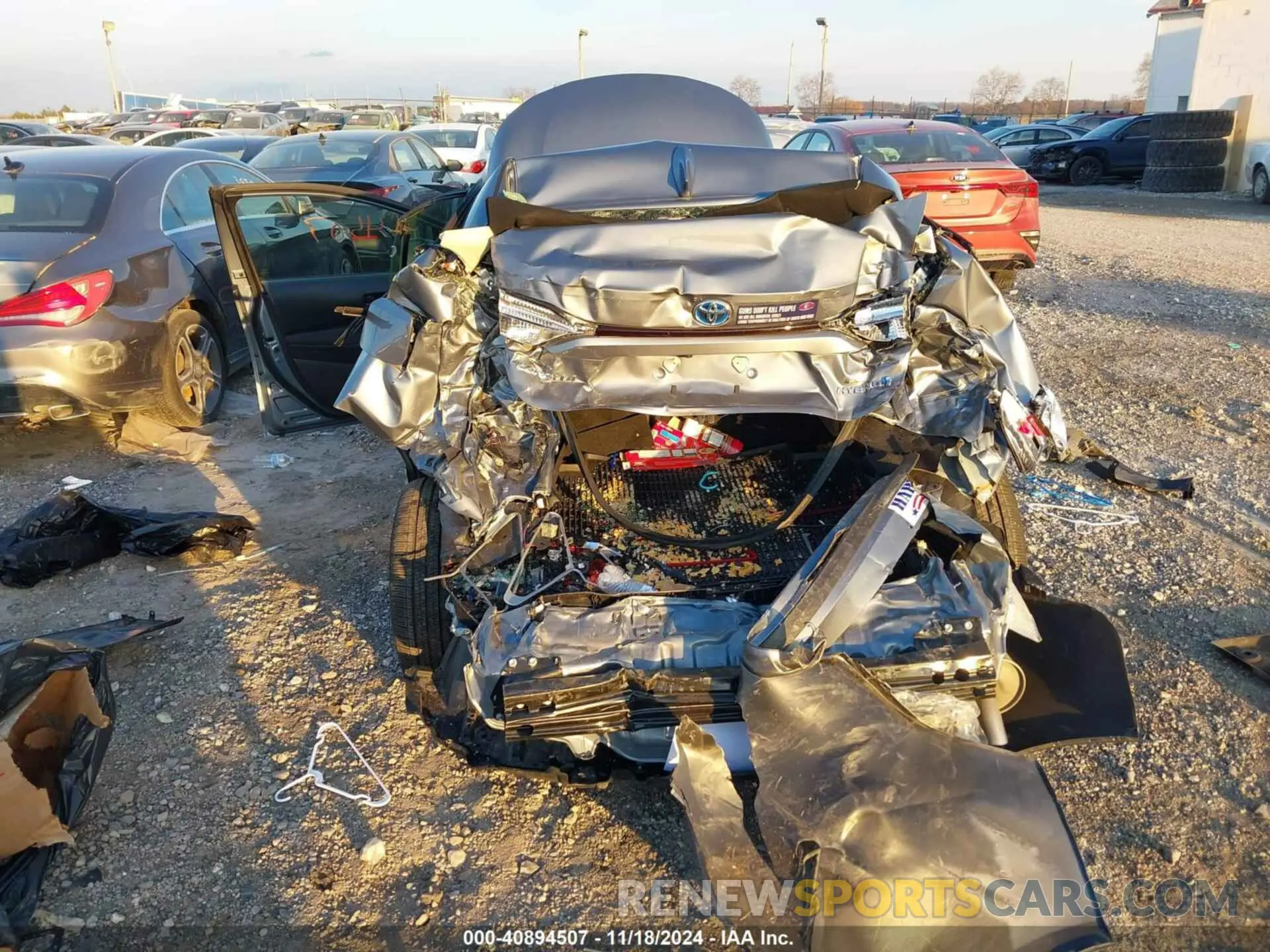 6 Photograph of a damaged car JTDBCMFE2R3050565 TOYOTA COROLLA 2024