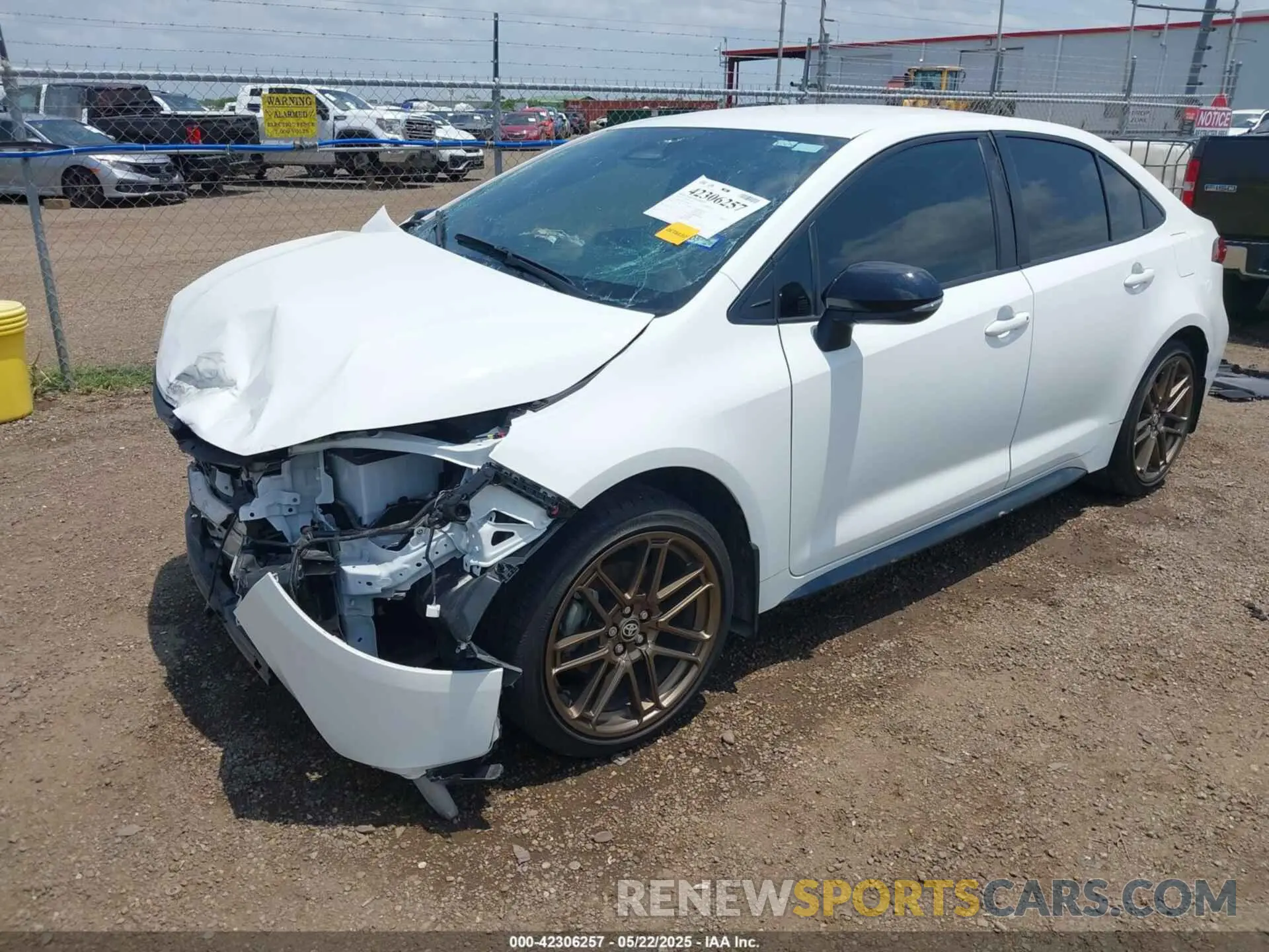 2 Photograph of a damaged car JTDBCMFE2R3054647 TOYOTA COROLLA 2024