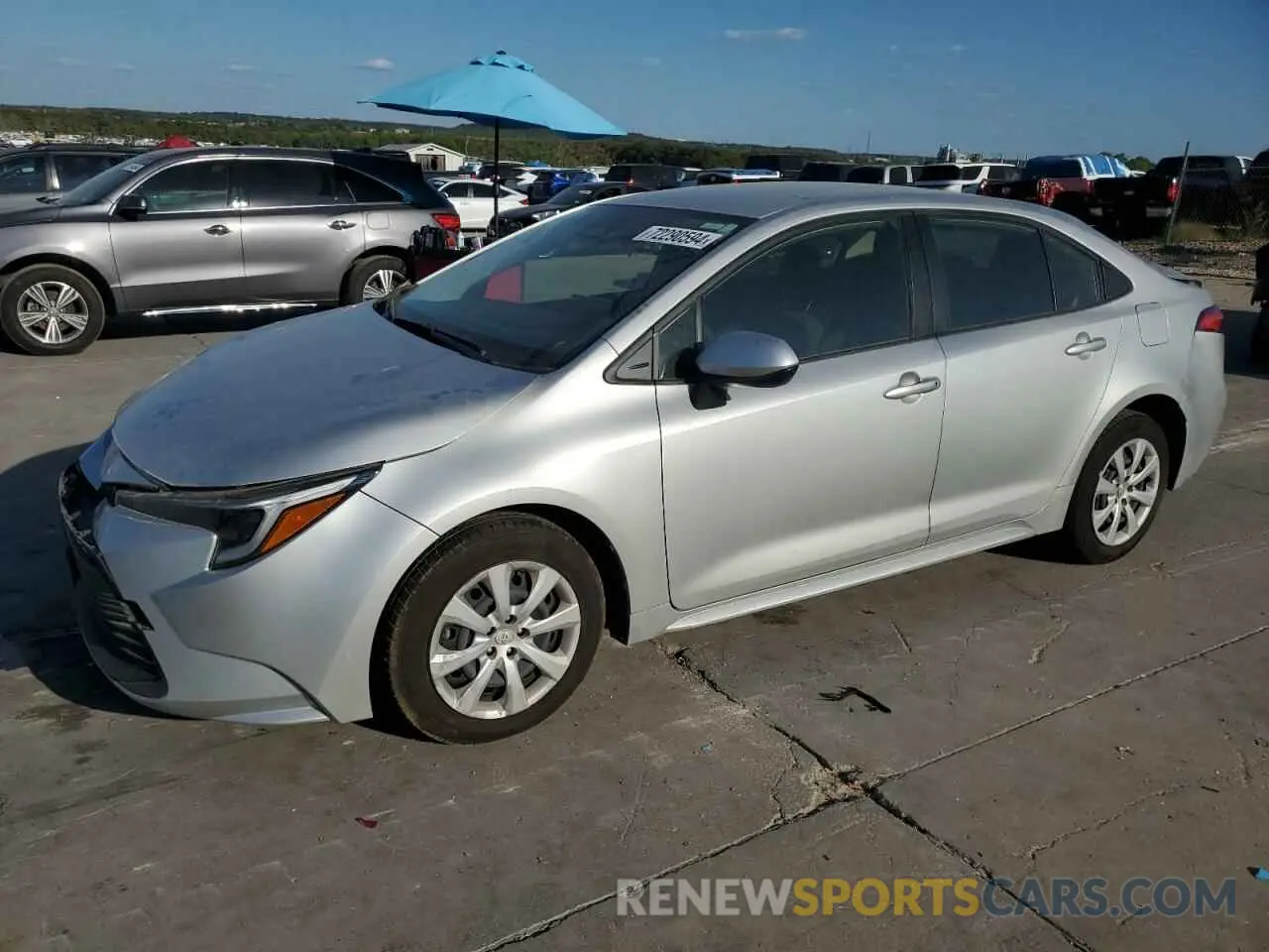 1 Photograph of a damaged car JTDBCMFE3R3047772 TOYOTA COROLLA 2024