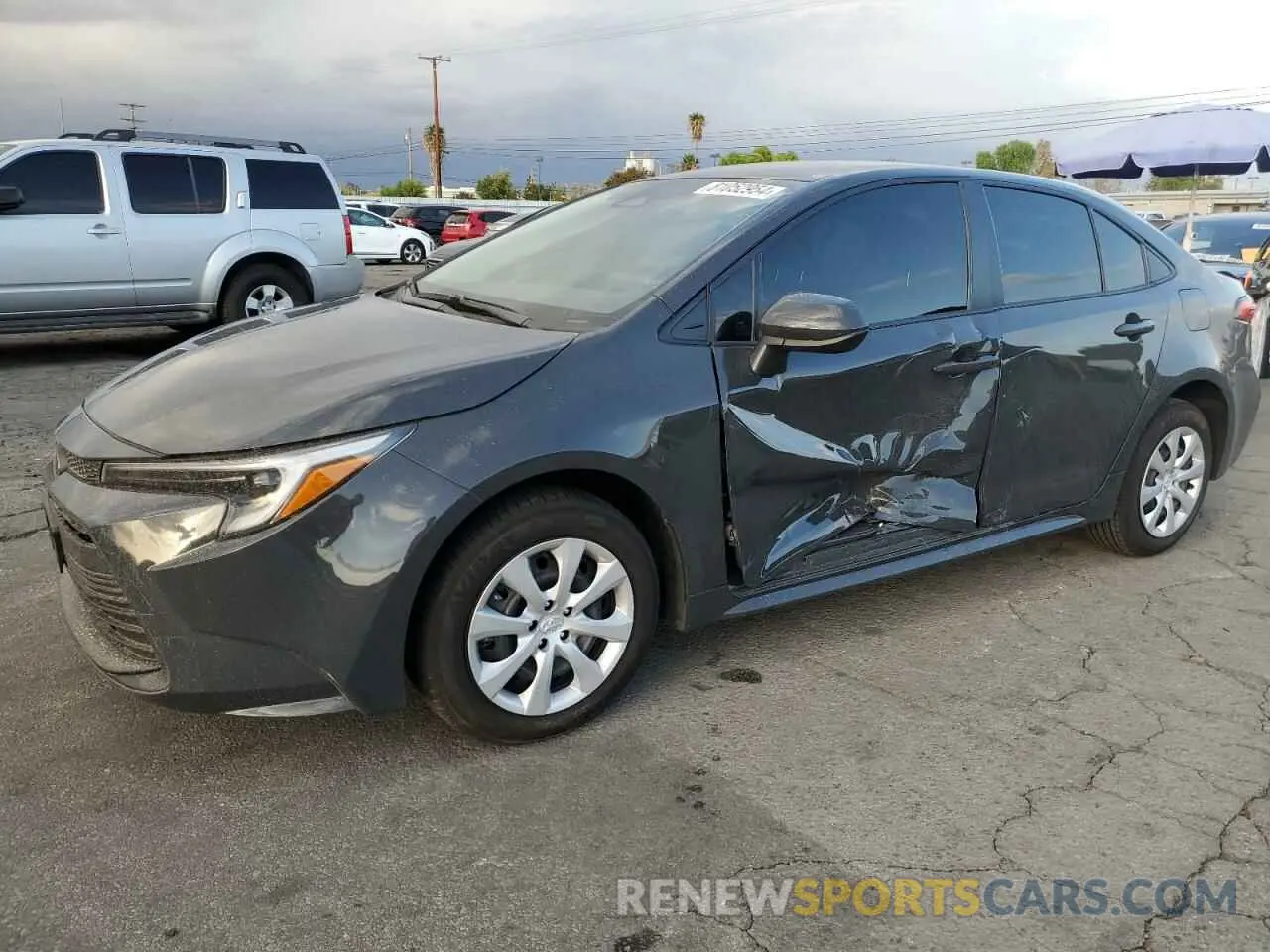 1 Photograph of a damaged car JTDBCMFE3R3059159 TOYOTA COROLLA 2024