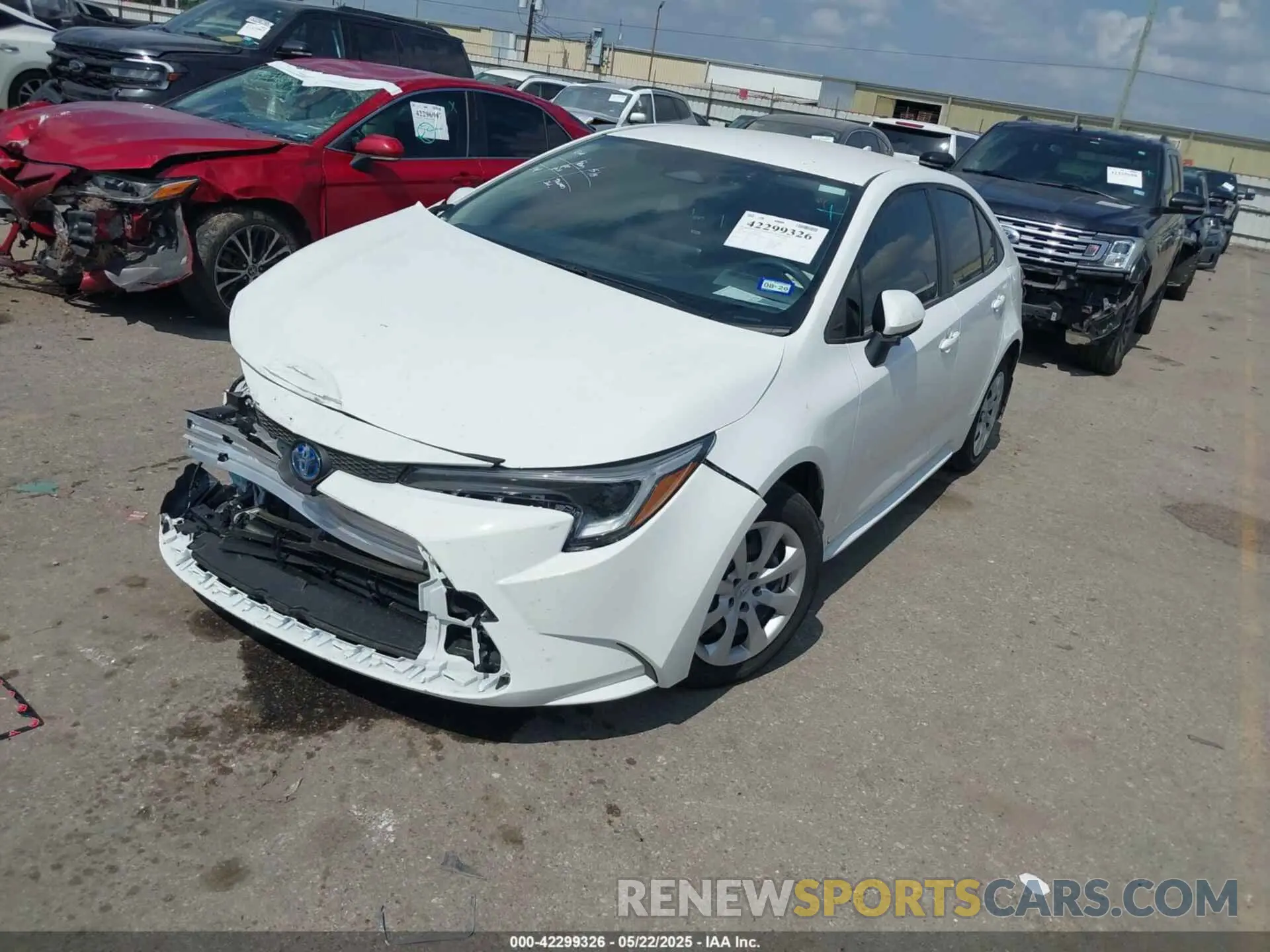 2 Photograph of a damaged car JTDBCMFE3R3065804 TOYOTA COROLLA 2024