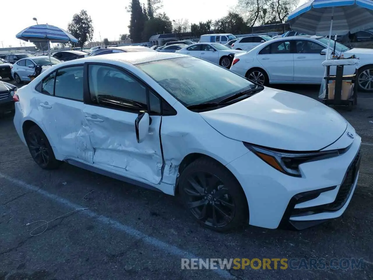 4 Photograph of a damaged car JTDBCMFE3R3066967 TOYOTA COROLLA 2024