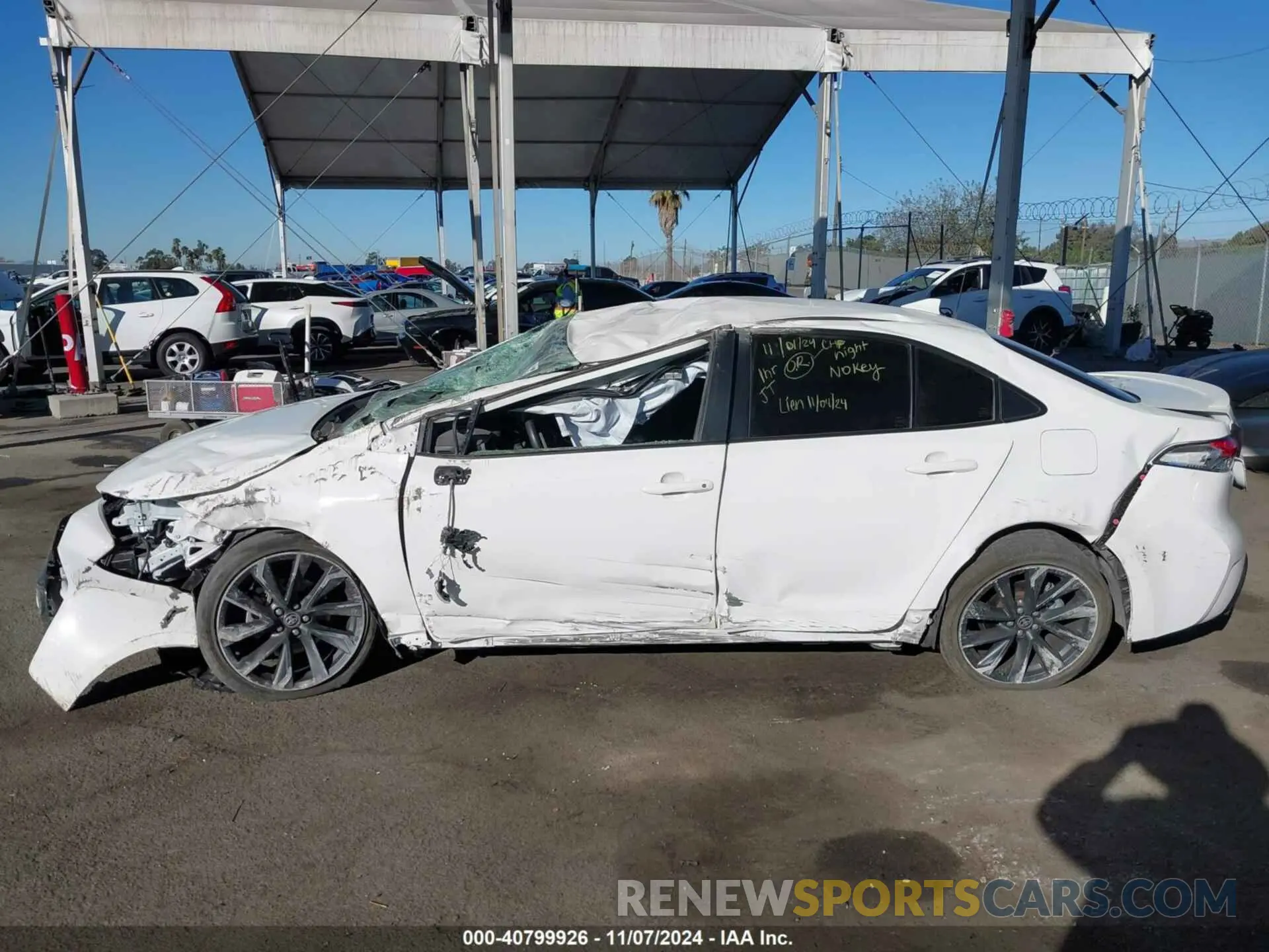 13 Photograph of a damaged car JTDBCMFE4RJ021001 TOYOTA COROLLA 2024