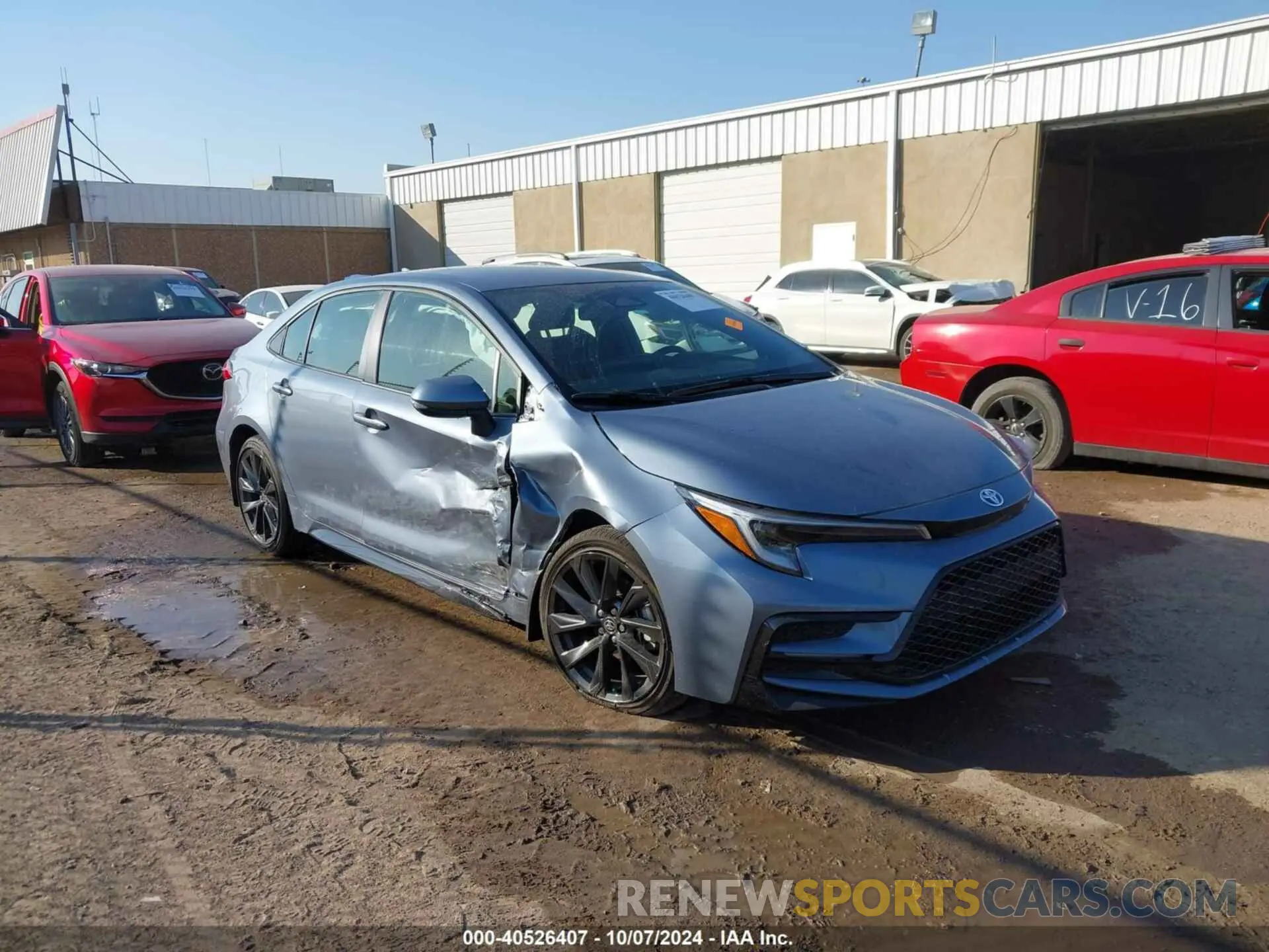 1 Photograph of a damaged car JTDBCMFE5R3036398 TOYOTA COROLLA 2024