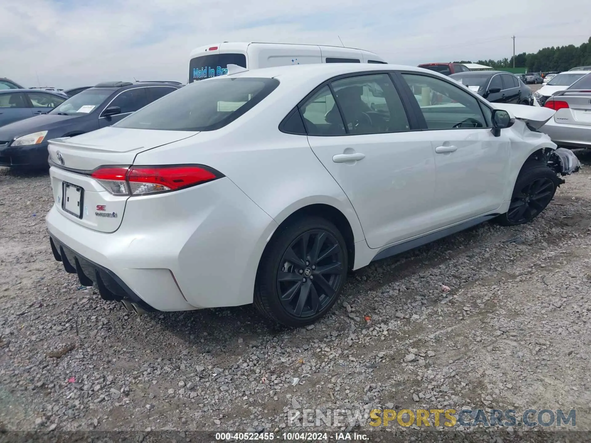 4 Фотография поврежденного автомобиля JTDBCMFE5R3043187 TOYOTA COROLLA 2024