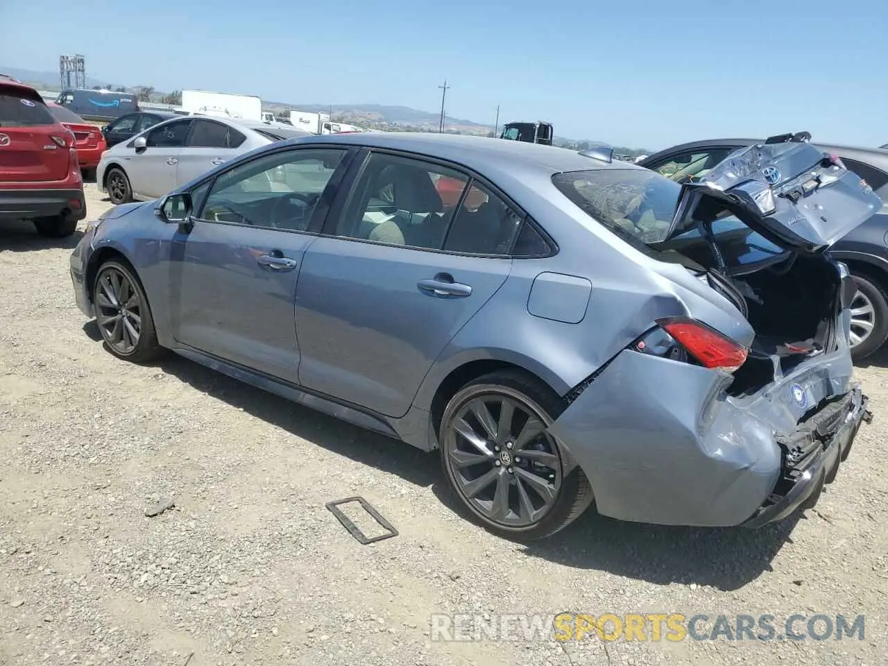 2 Photograph of a damaged car JTDBCMFE5R3047773 TOYOTA COROLLA 2024