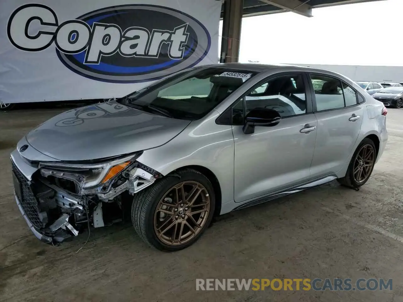 1 Photograph of a damaged car JTDBCMFE5R3057462 TOYOTA COROLLA 2024