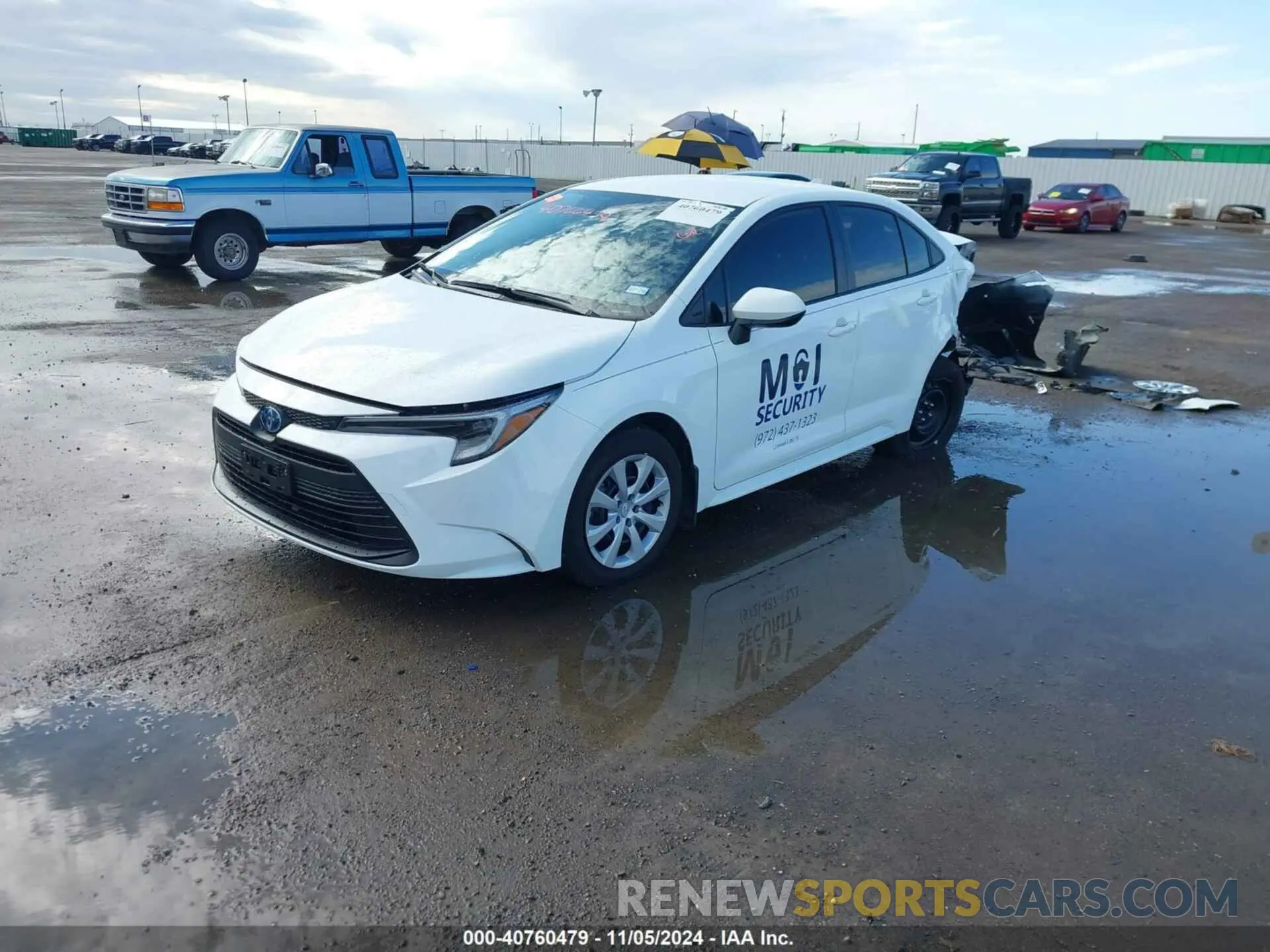 2 Photograph of a damaged car JTDBCMFE5R3060460 TOYOTA COROLLA 2024