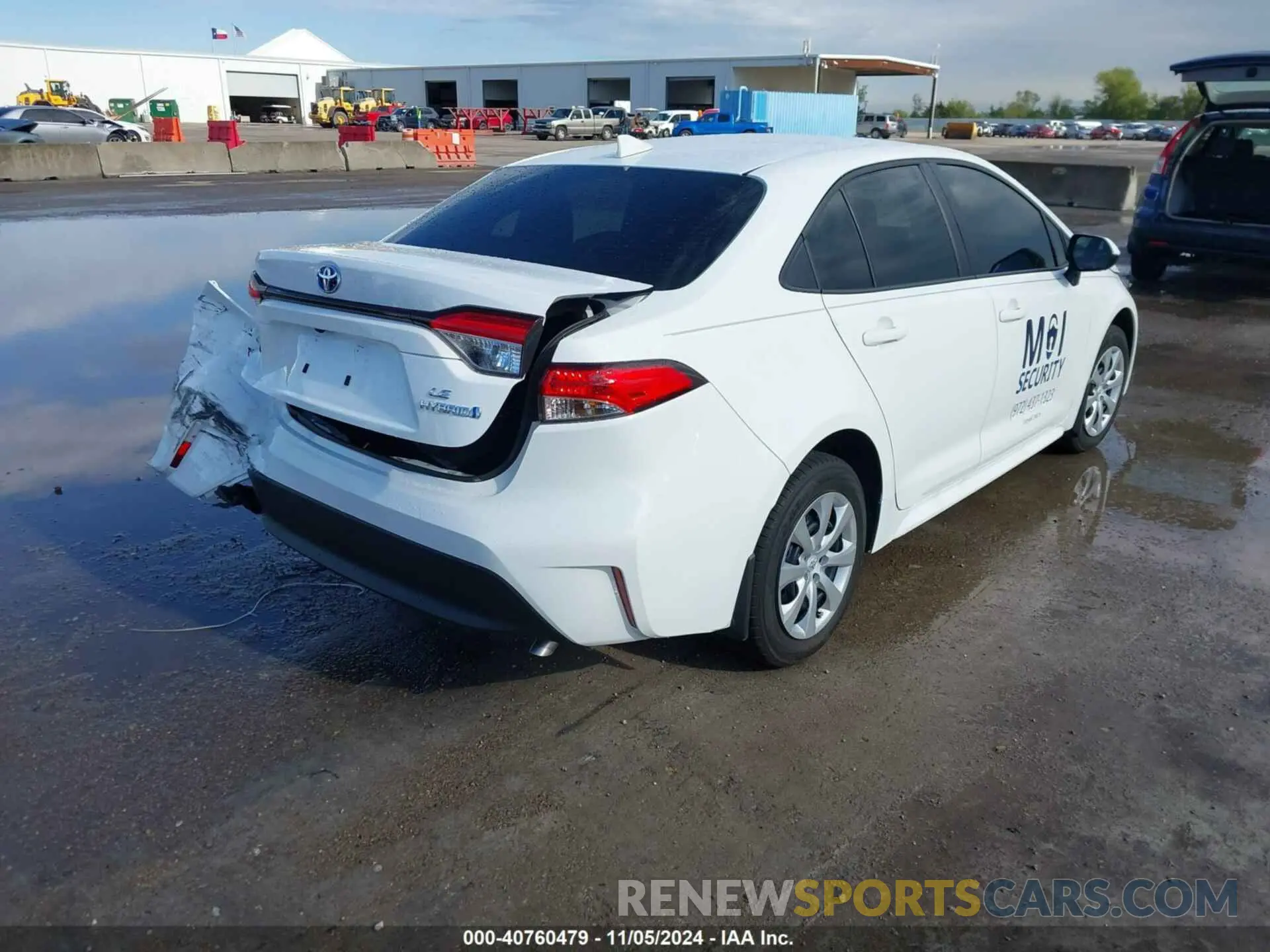 4 Photograph of a damaged car JTDBCMFE5R3060460 TOYOTA COROLLA 2024