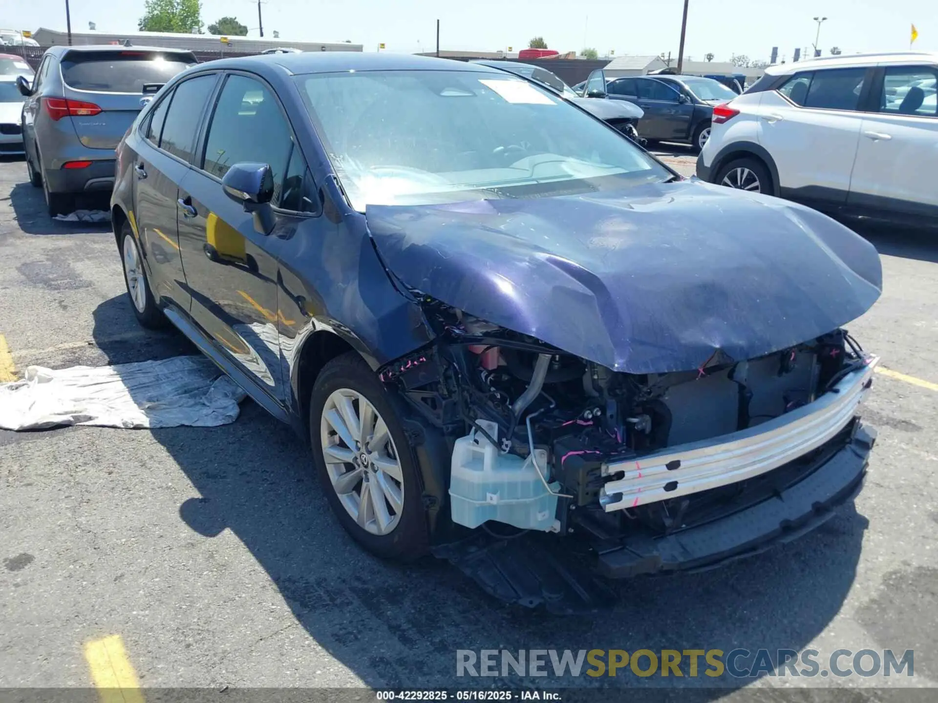 1 Photograph of a damaged car JTDBCMFE5RJ031584 TOYOTA COROLLA 2024
