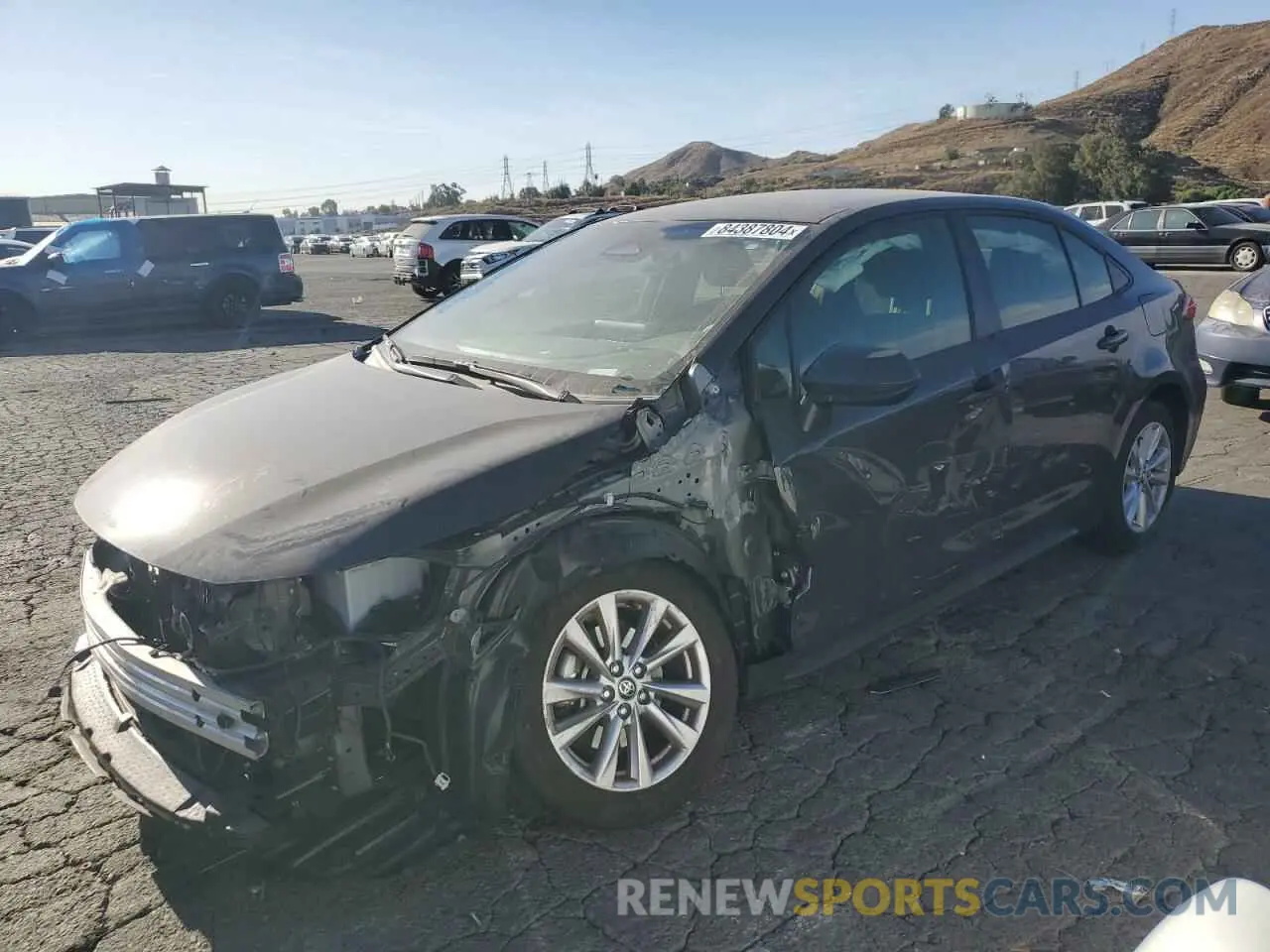 1 Photograph of a damaged car JTDBCMFE6R3030755 TOYOTA COROLLA 2024