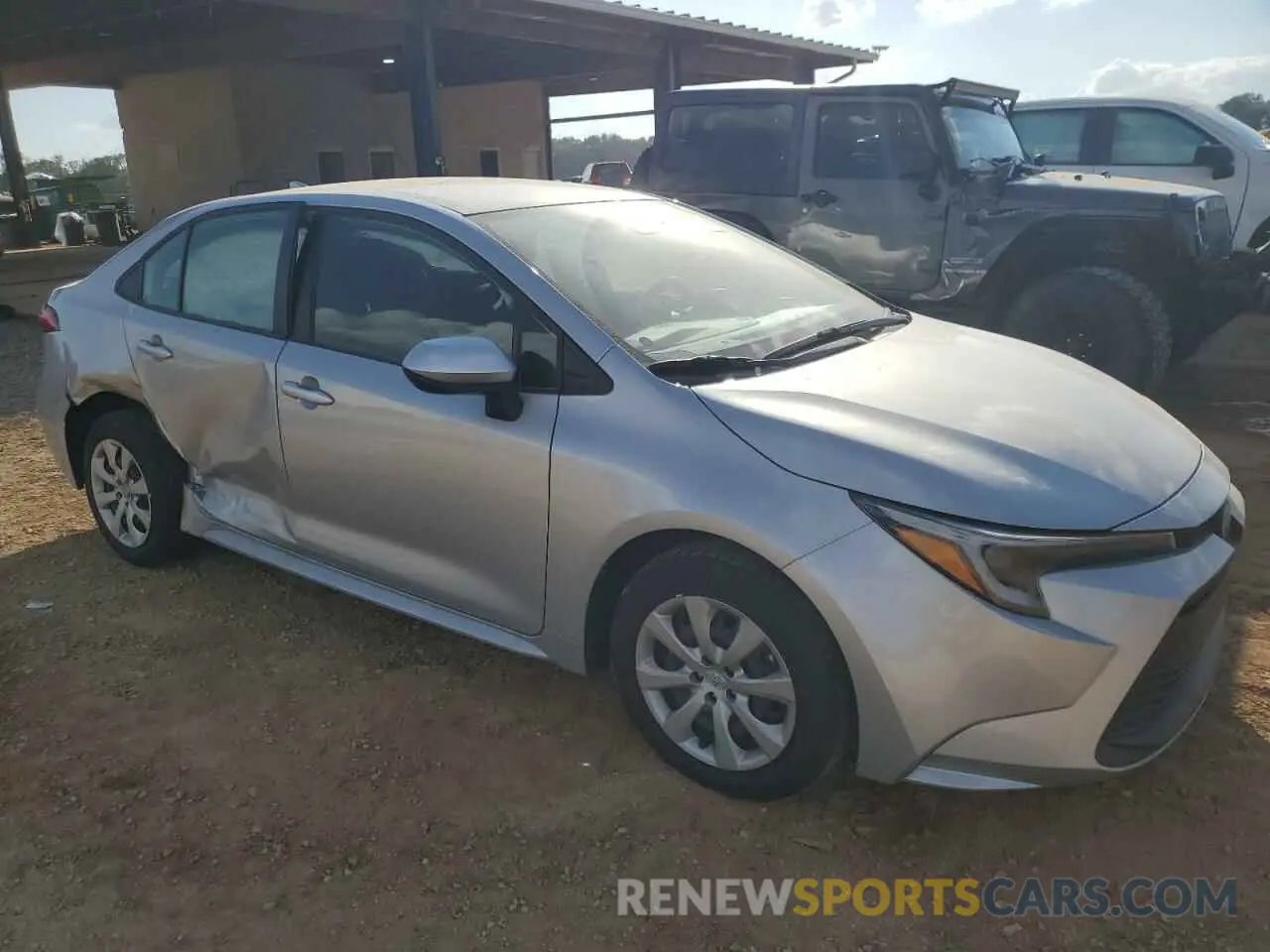 4 Photograph of a damaged car JTDBCMFE6R3038144 TOYOTA COROLLA 2024