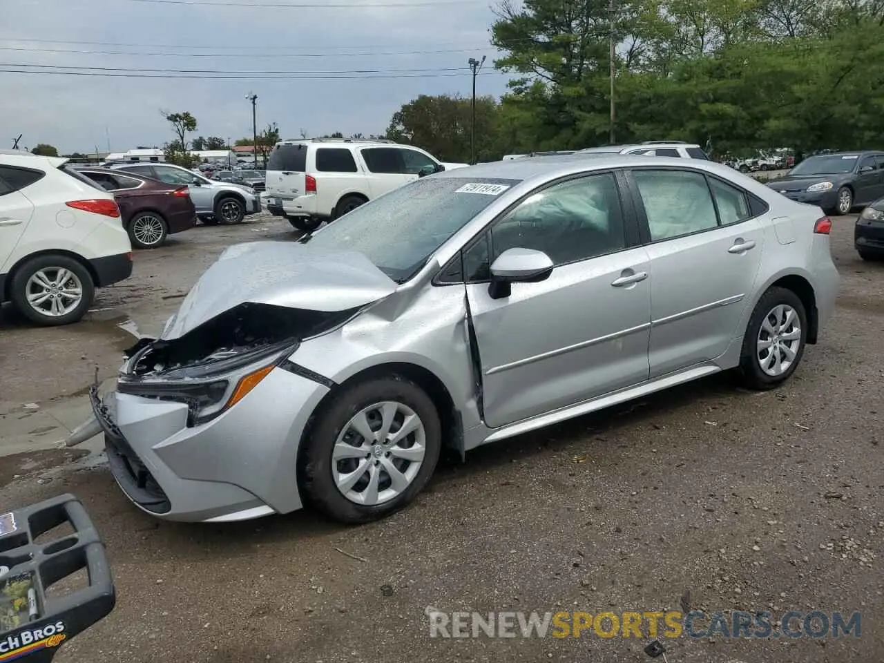 1 Photograph of a damaged car JTDBCMFE6R3041139 TOYOTA COROLLA 2024