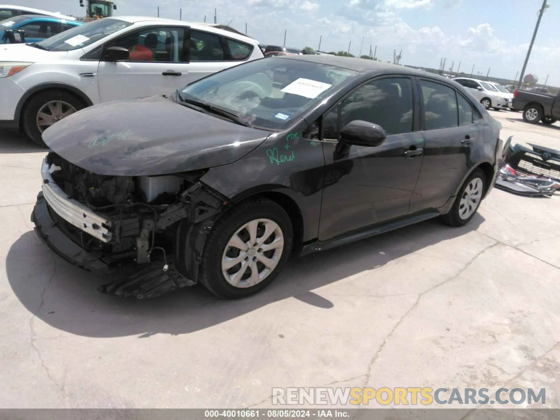 2 Photograph of a damaged car JTDBCMFE7R3036855 TOYOTA COROLLA 2024