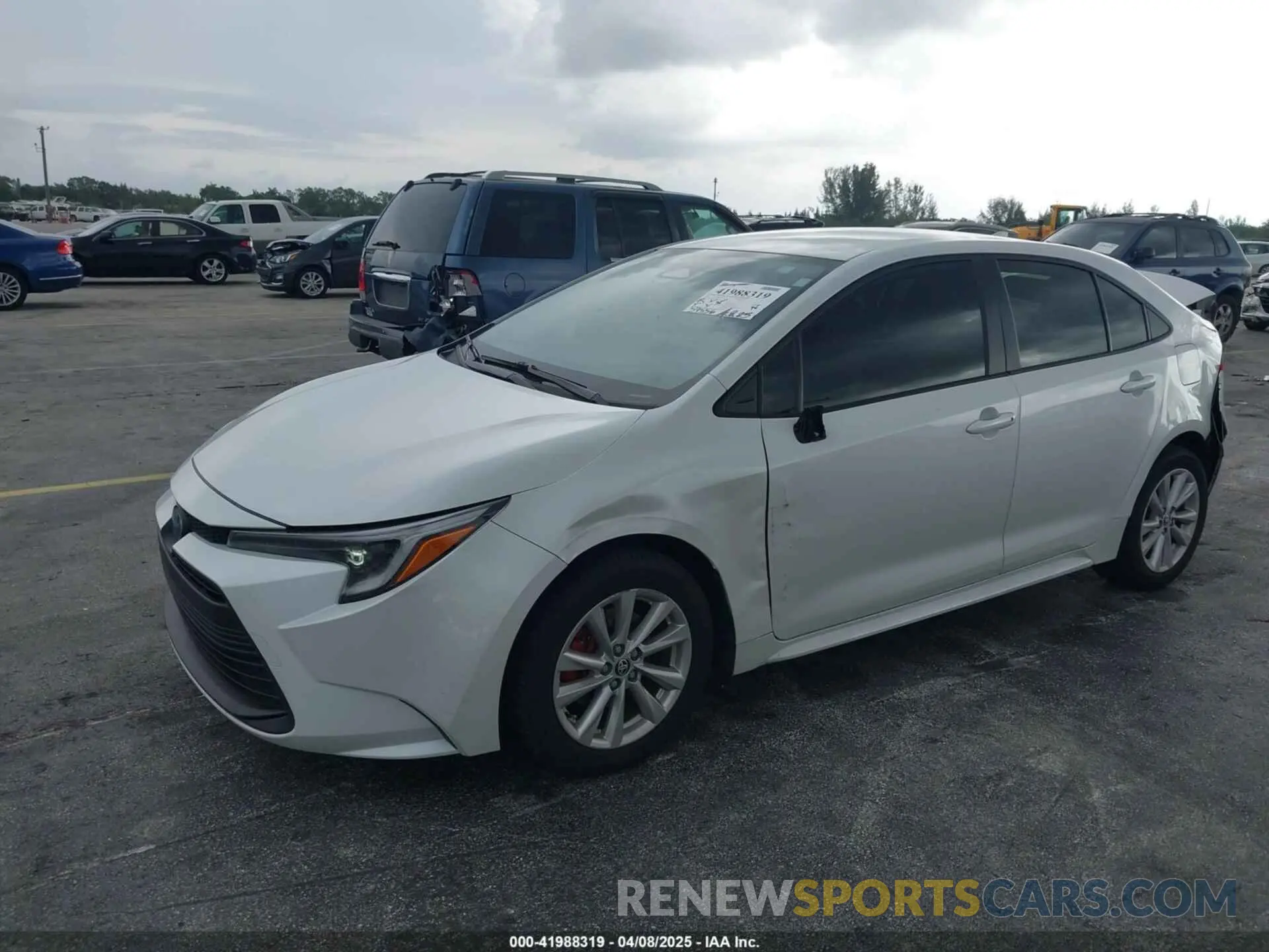 2 Photograph of a damaged car JTDBCMFE7R3046849 TOYOTA COROLLA 2024