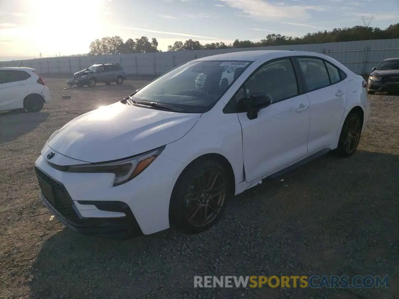 1 Photograph of a damaged car JTDBCMFE7R3066017 TOYOTA COROLLA 2024