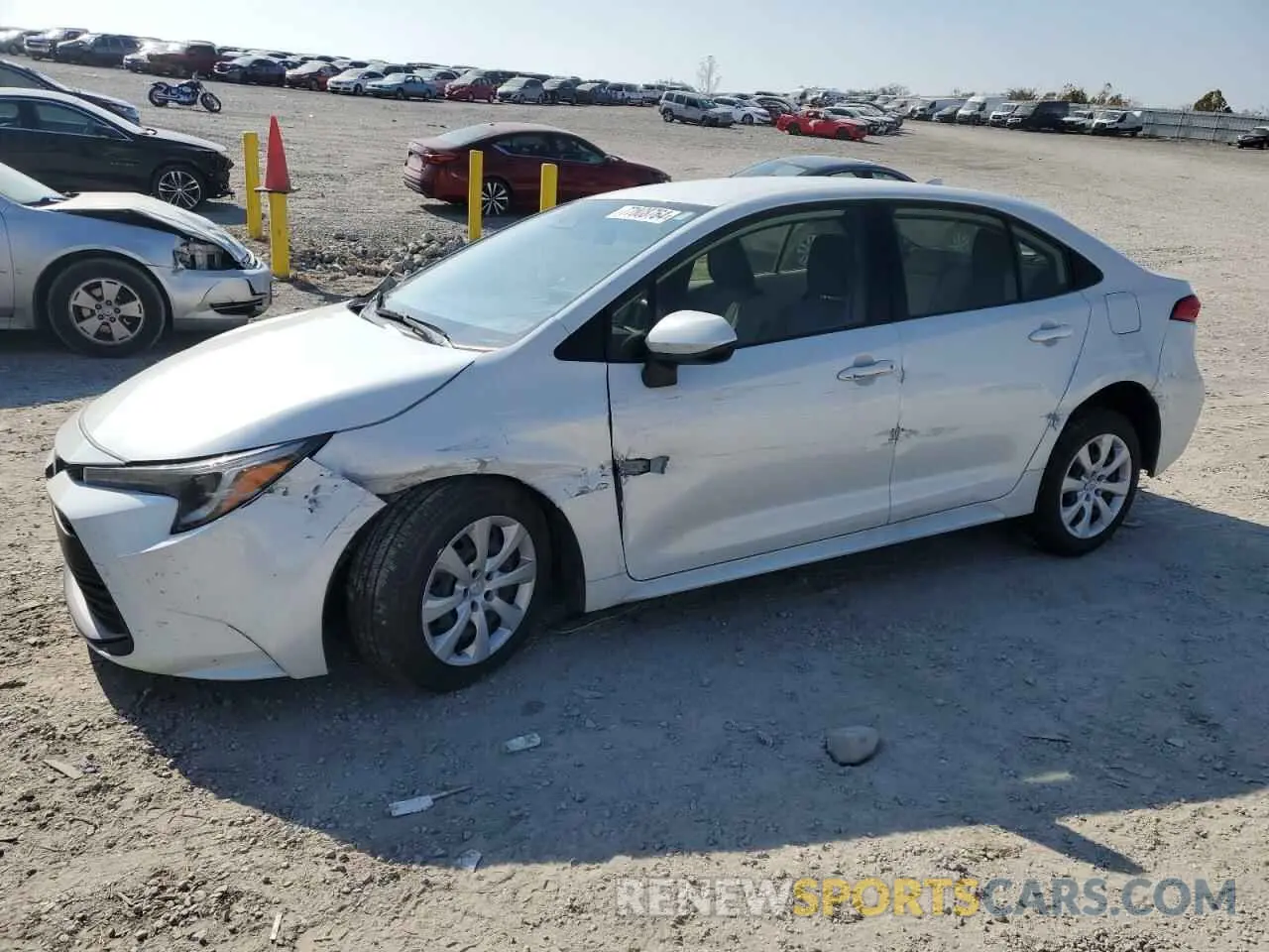 1 Photograph of a damaged car JTDBCMFE7RJ017475 TOYOTA COROLLA 2024