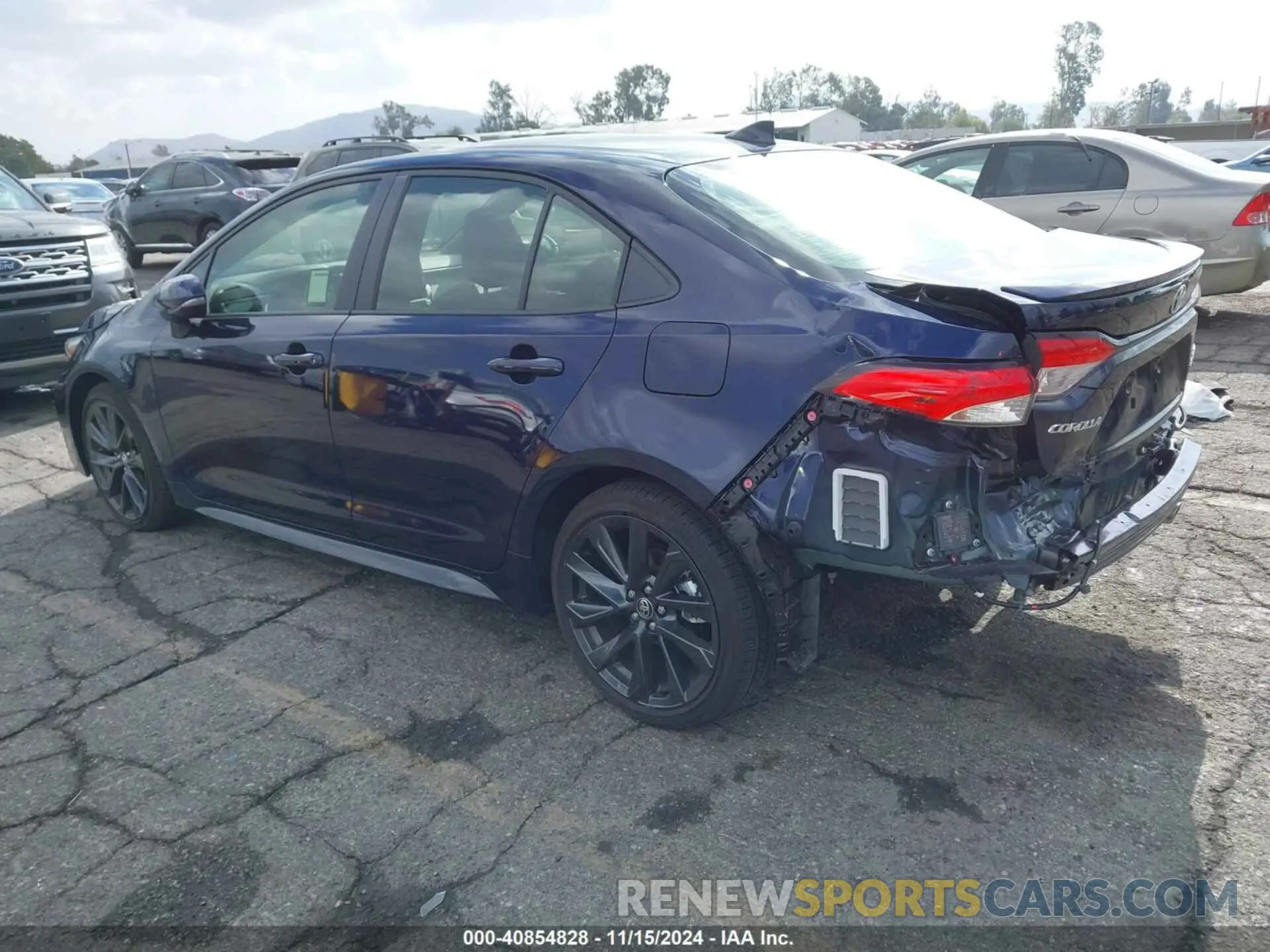 3 Photograph of a damaged car JTDBCMFE7RJ021316 TOYOTA COROLLA 2024
