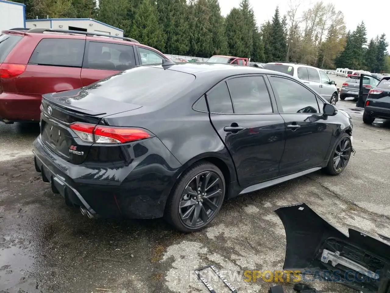 3 Photograph of a damaged car JTDBCMFE8R3031342 TOYOTA COROLLA 2024