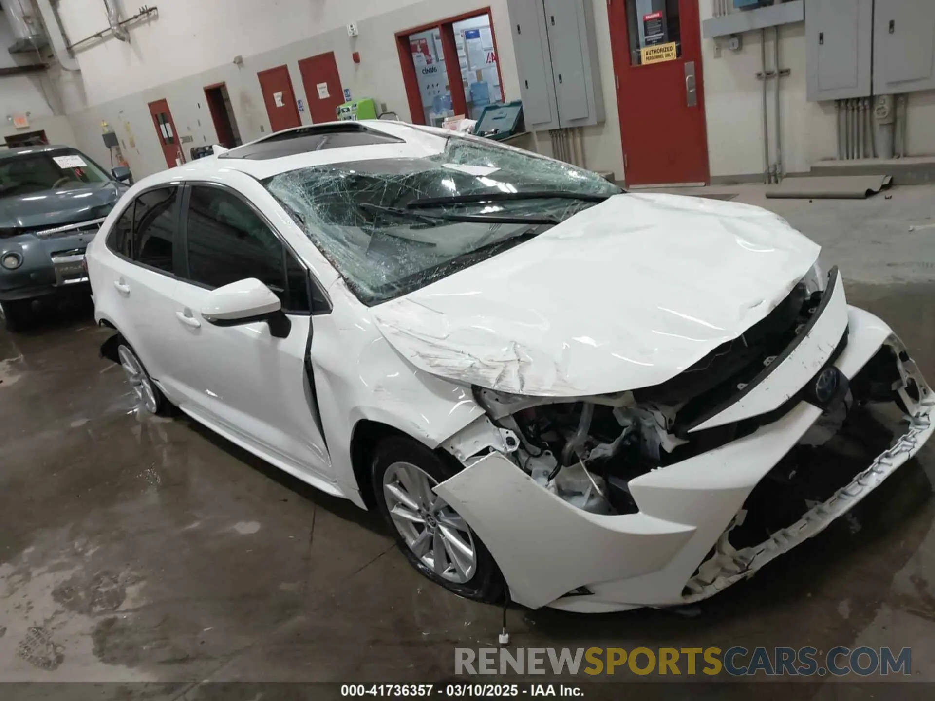 1 Photograph of a damaged car JTDBCMFE8R3049484 TOYOTA COROLLA 2024