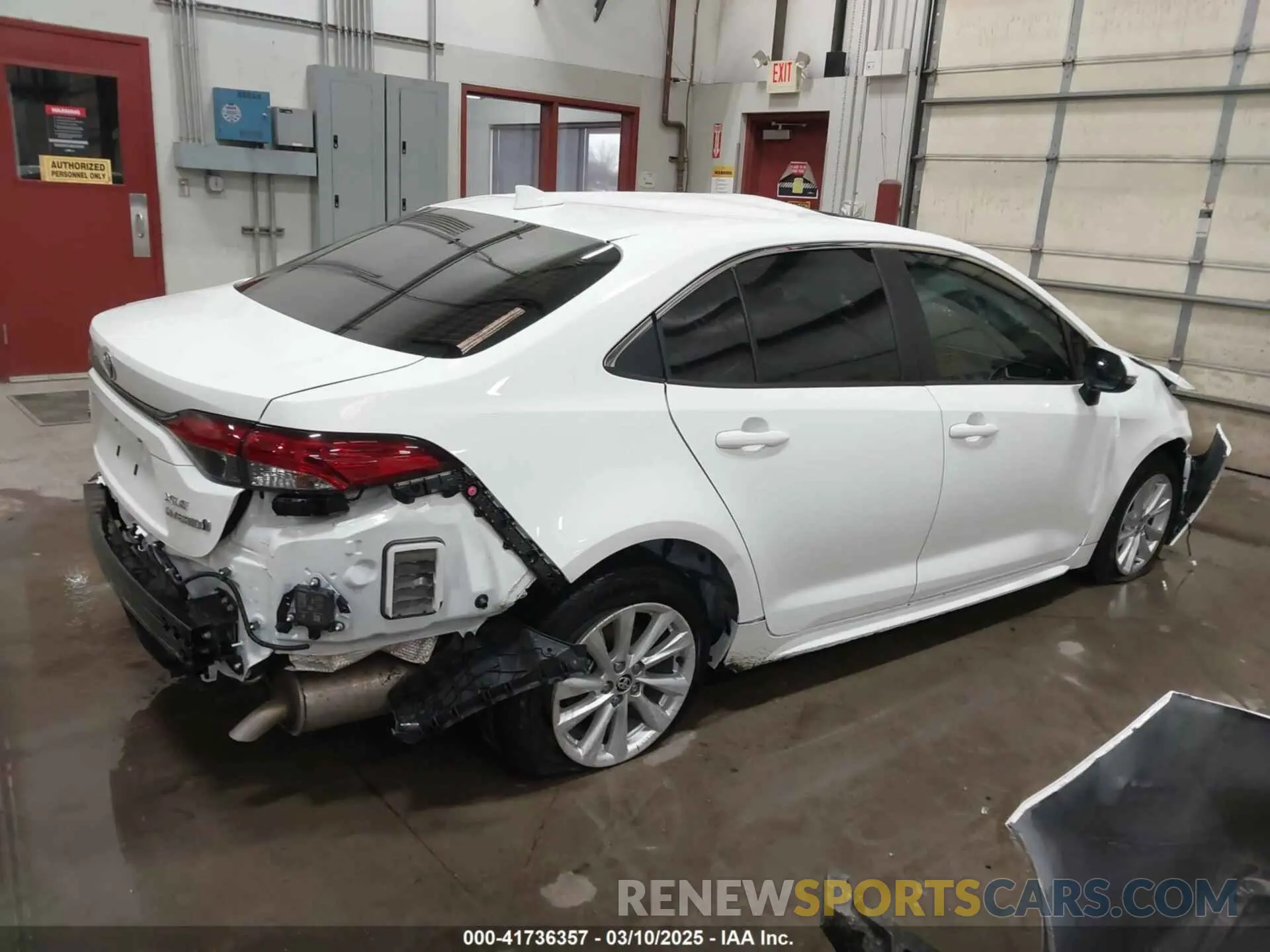 4 Photograph of a damaged car JTDBCMFE8R3049484 TOYOTA COROLLA 2024