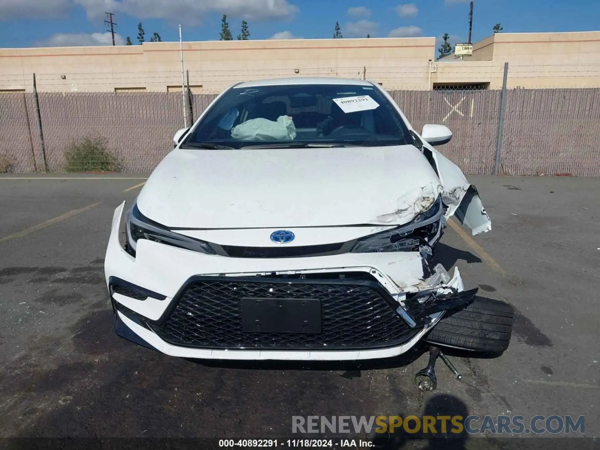 12 Photograph of a damaged car JTDBCMFE8R3062977 TOYOTA COROLLA 2024
