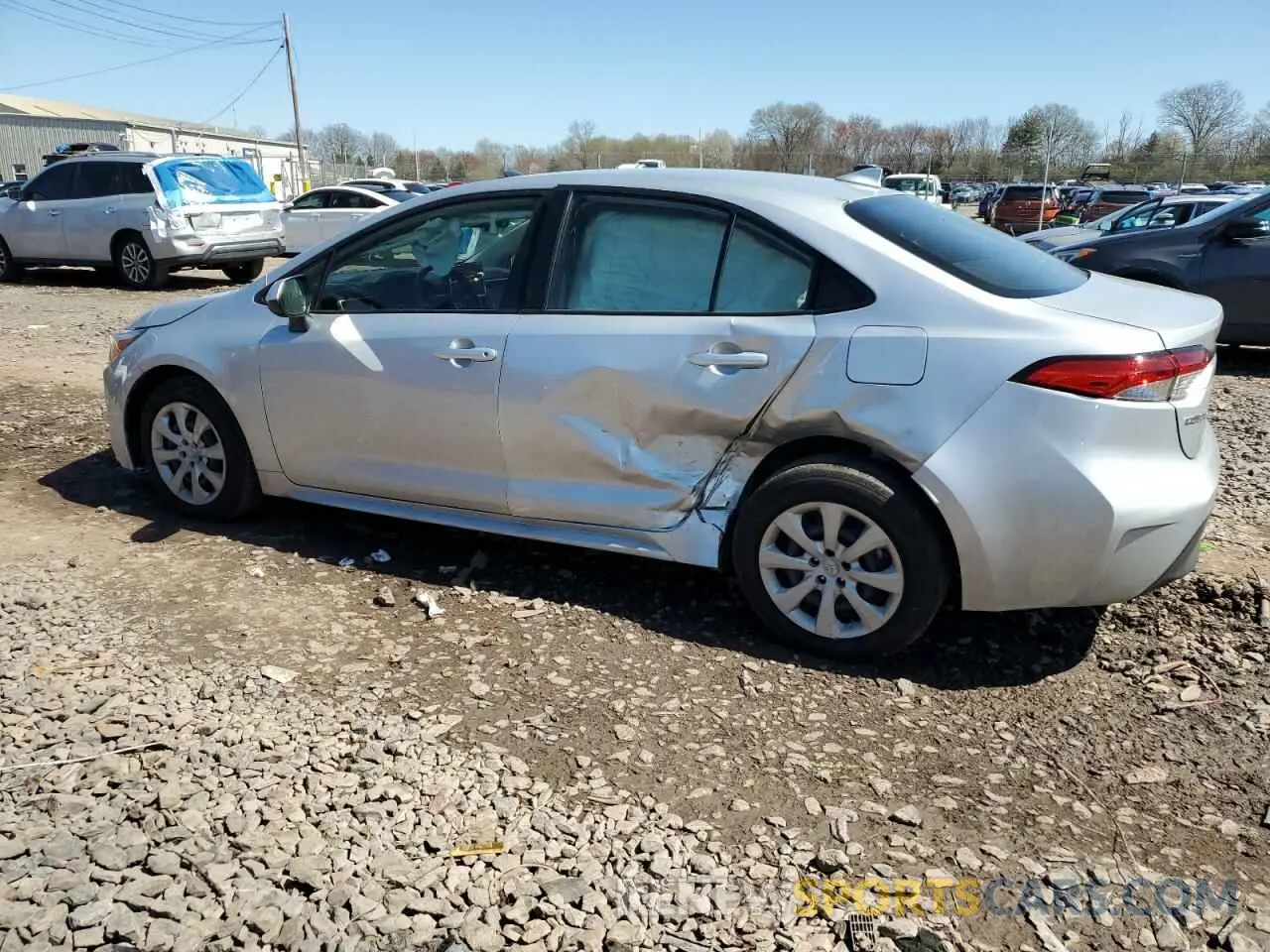 2 Photograph of a damaged car JTDBCMFE9R3049302 TOYOTA COROLLA 2024