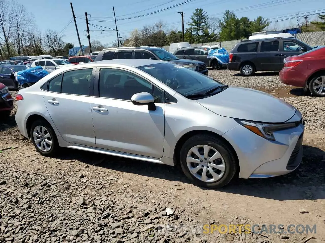 4 Photograph of a damaged car JTDBCMFE9R3049302 TOYOTA COROLLA 2024