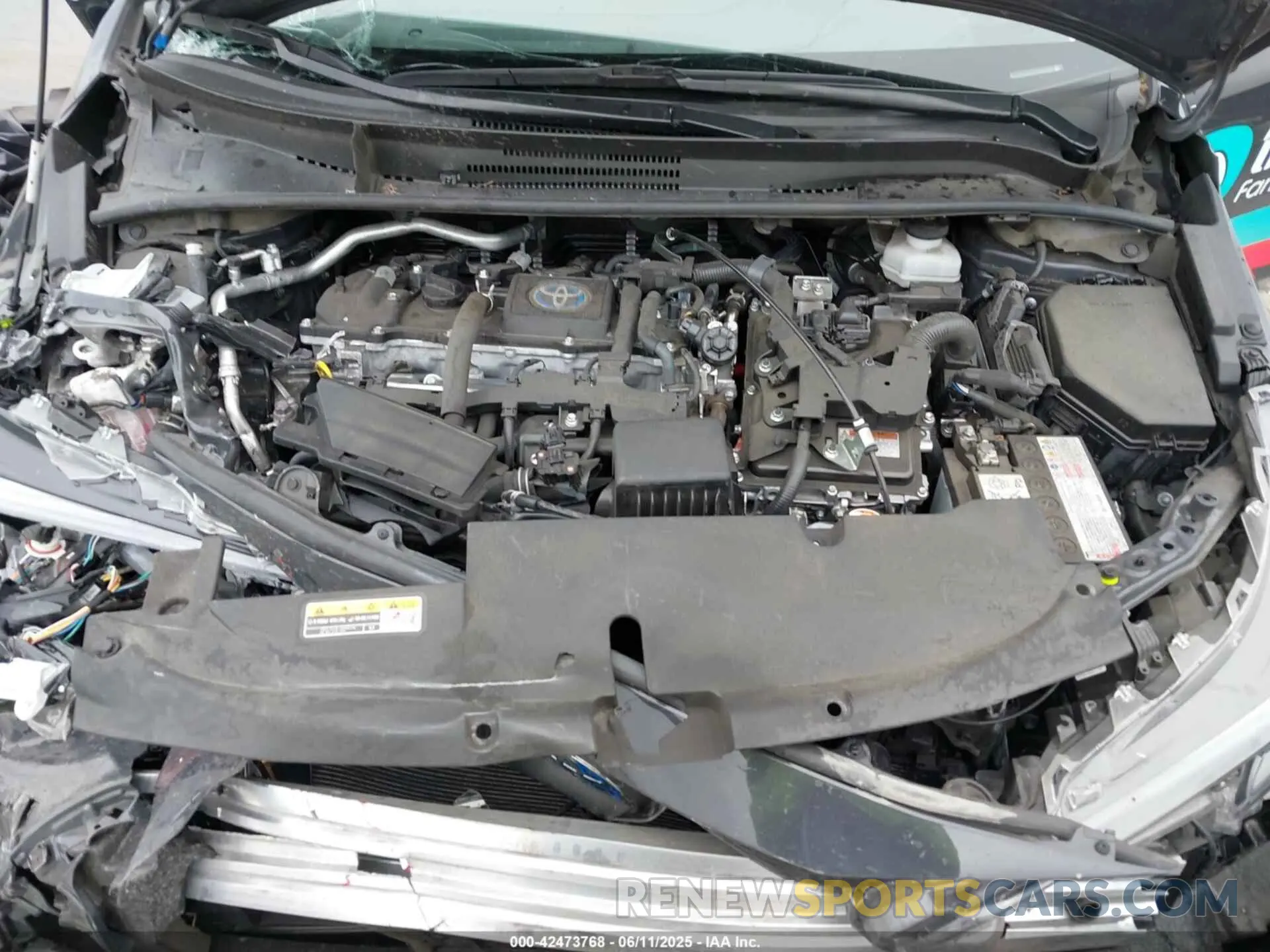 10 Photograph of a damaged car JTDBCMFE9R3055780 TOYOTA COROLLA 2024