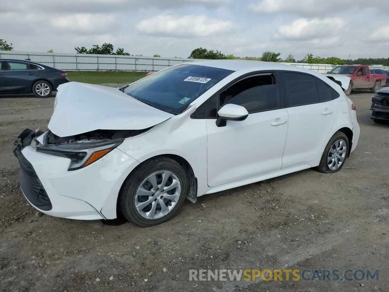 1 Photograph of a damaged car JTDBCMFE9R3068500 TOYOTA COROLLA 2024