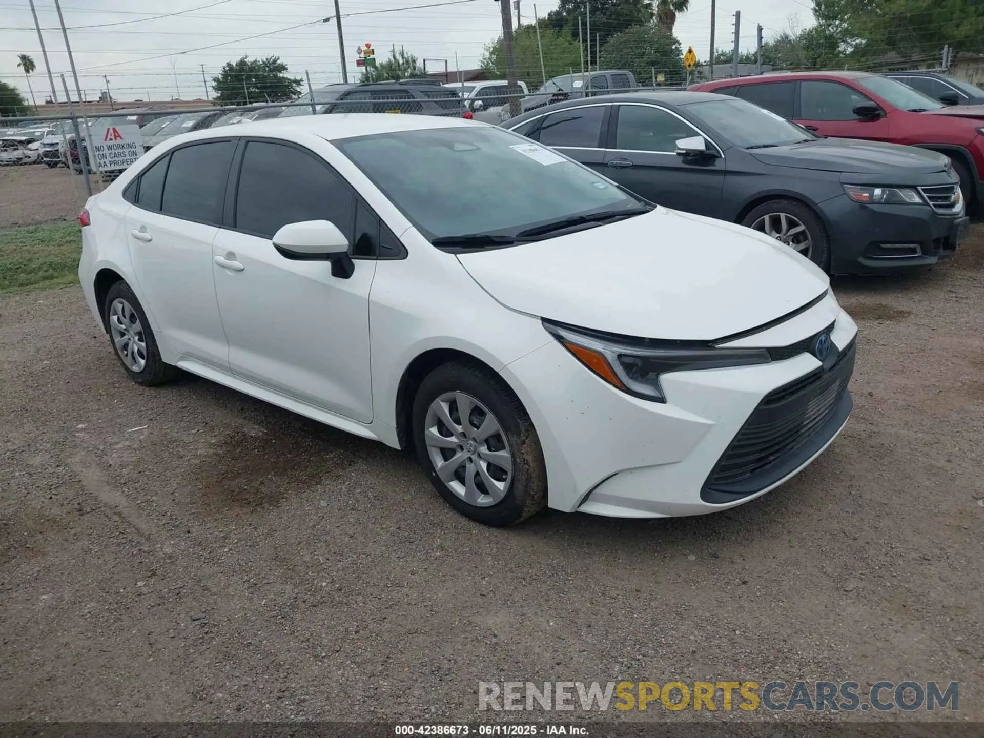 1 Photograph of a damaged car JTDBCMFEXR3054850 TOYOTA COROLLA 2024