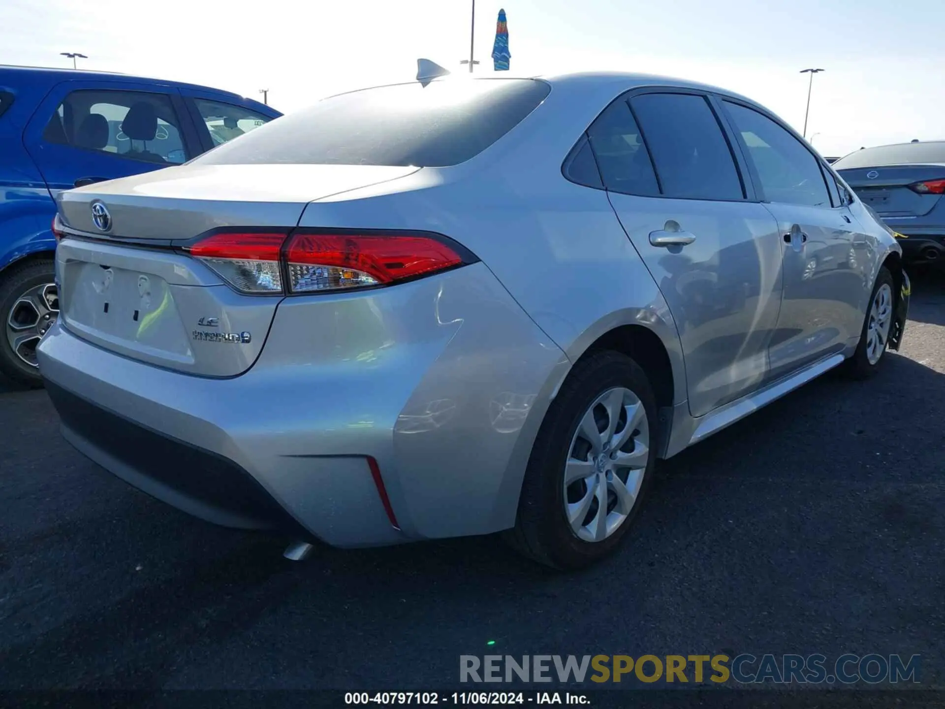 4 Photograph of a damaged car JTDBCMFEXR3062463 TOYOTA COROLLA 2024