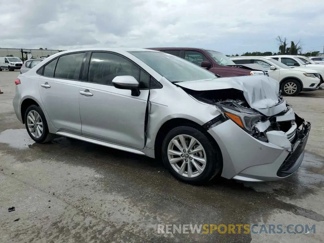 4 Photograph of a damaged car JTDBCMFEXRJ021729 TOYOTA COROLLA 2024
