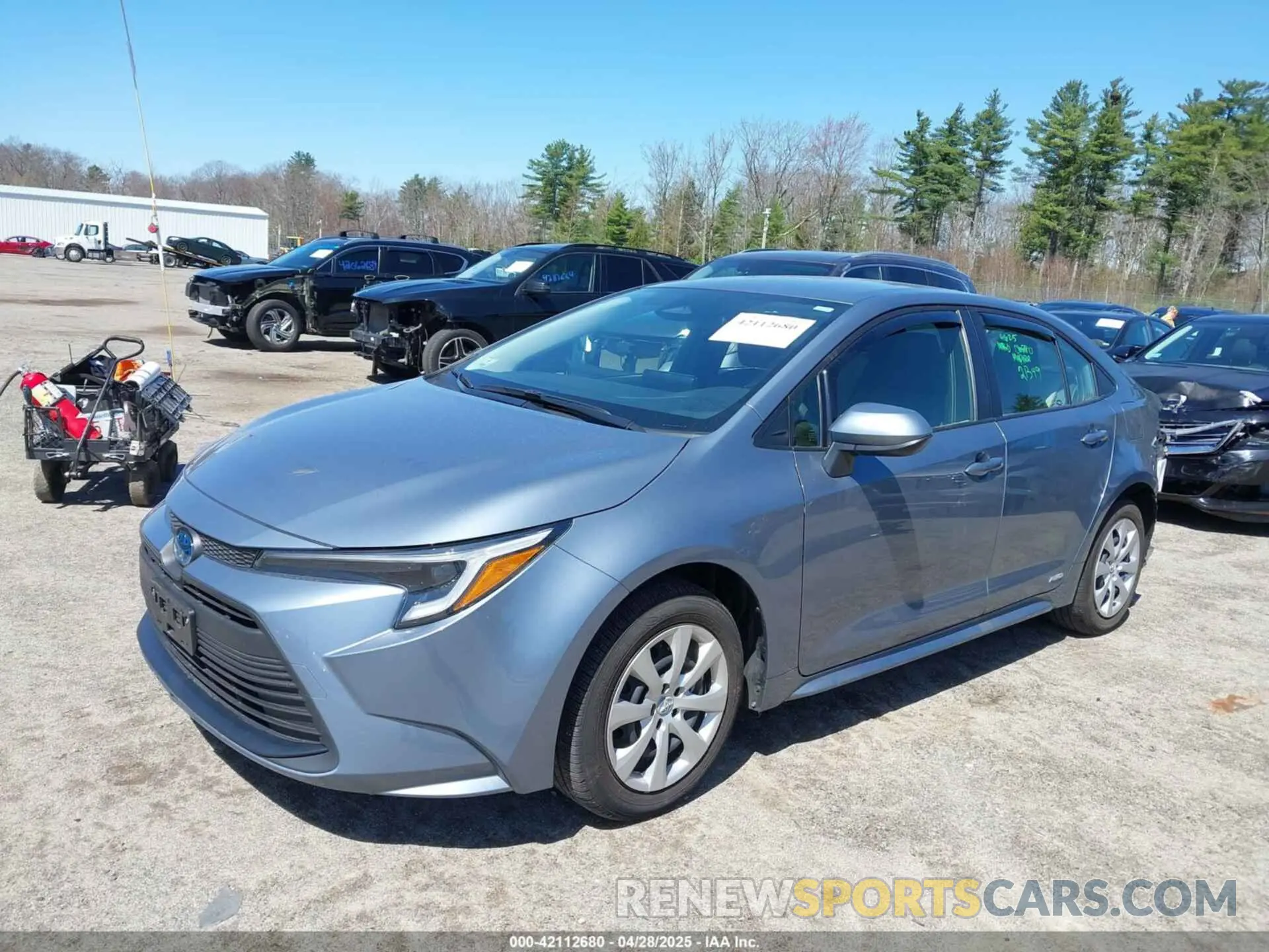 2 Photograph of a damaged car JTDBDMHE2R3014367 TOYOTA COROLLA 2024