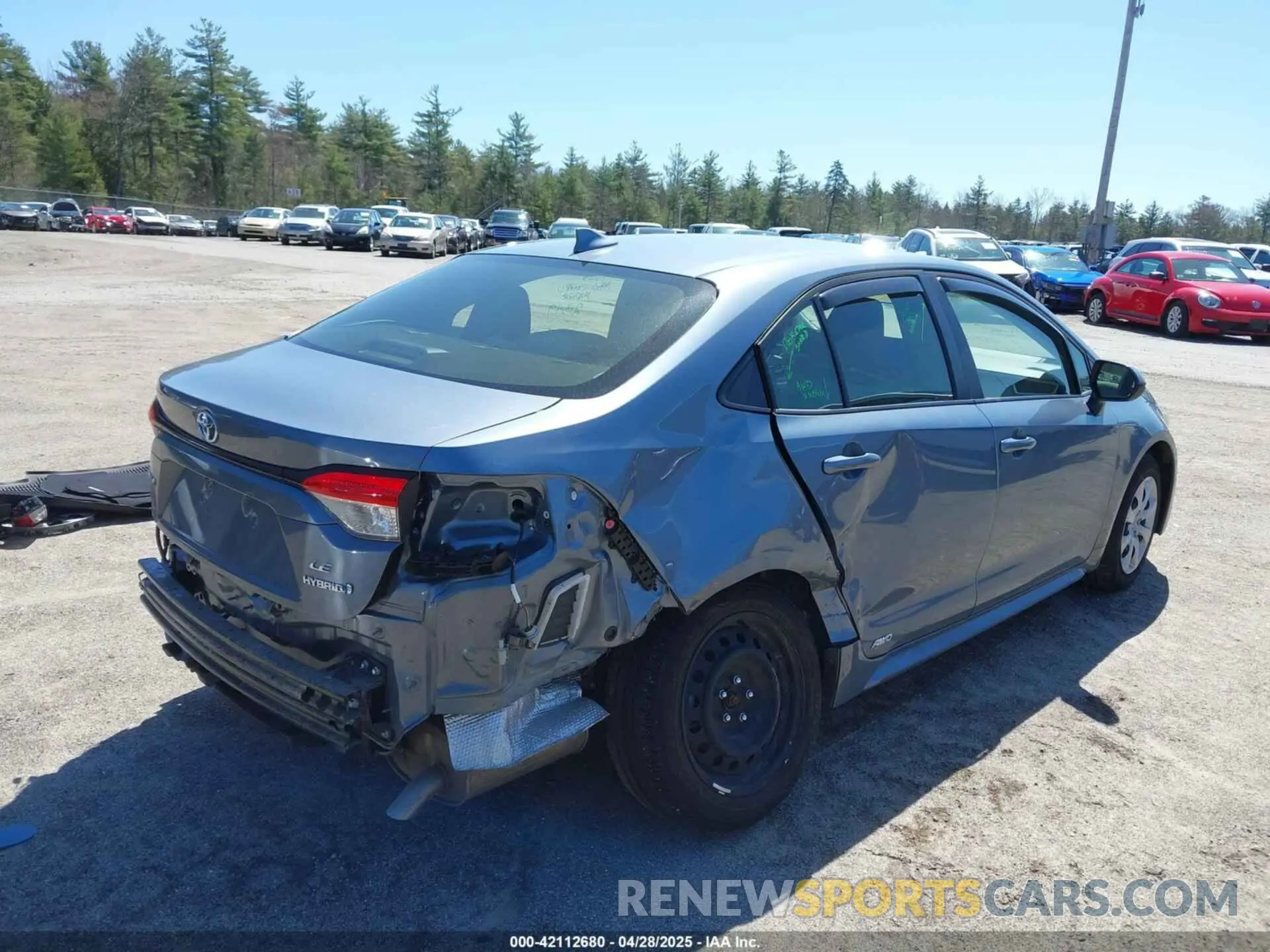 4 Photograph of a damaged car JTDBDMHE2R3014367 TOYOTA COROLLA 2024