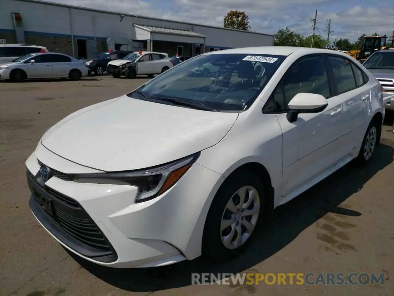 1 Photograph of a damaged car JTDBDMHE4RJ007660 TOYOTA COROLLA 2024