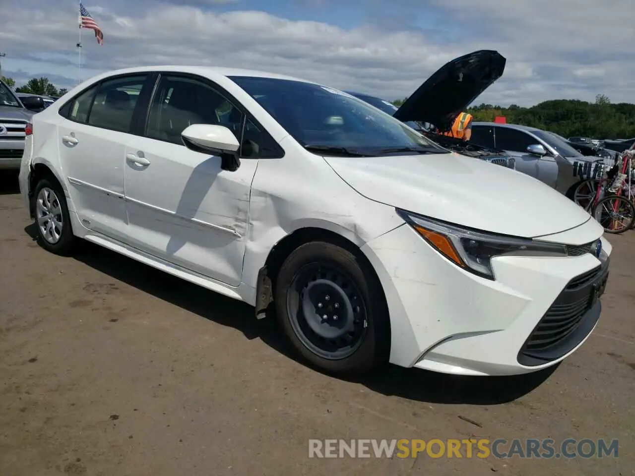 4 Photograph of a damaged car JTDBDMHE4RJ007660 TOYOTA COROLLA 2024