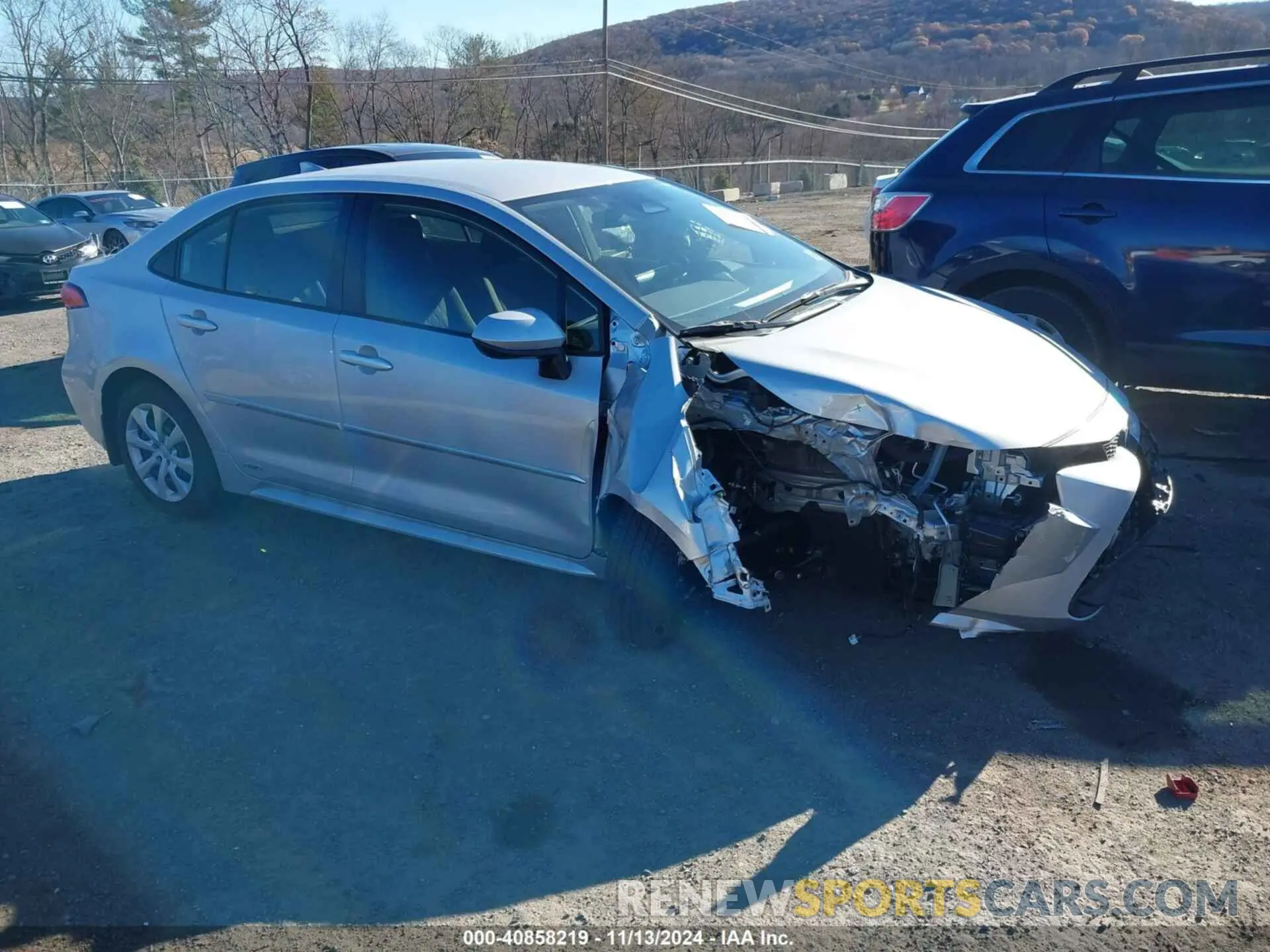 1 Photograph of a damaged car JTDBDMHE7R3013778 TOYOTA COROLLA 2024
