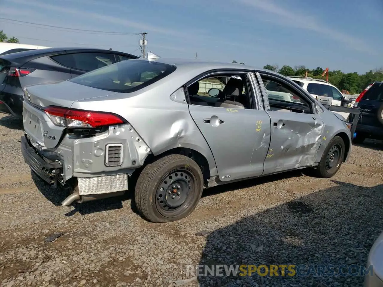 3 Photograph of a damaged car JTDBDMHE8R3013000 TOYOTA COROLLA 2024