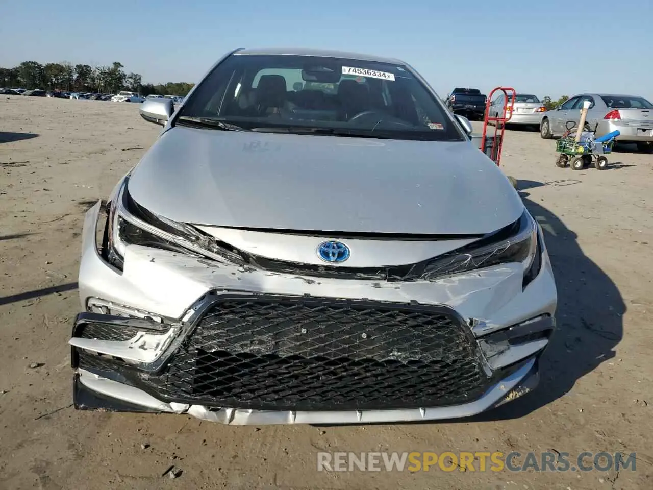 5 Photograph of a damaged car JTDBDMHE8RJ005457 TOYOTA COROLLA 2024