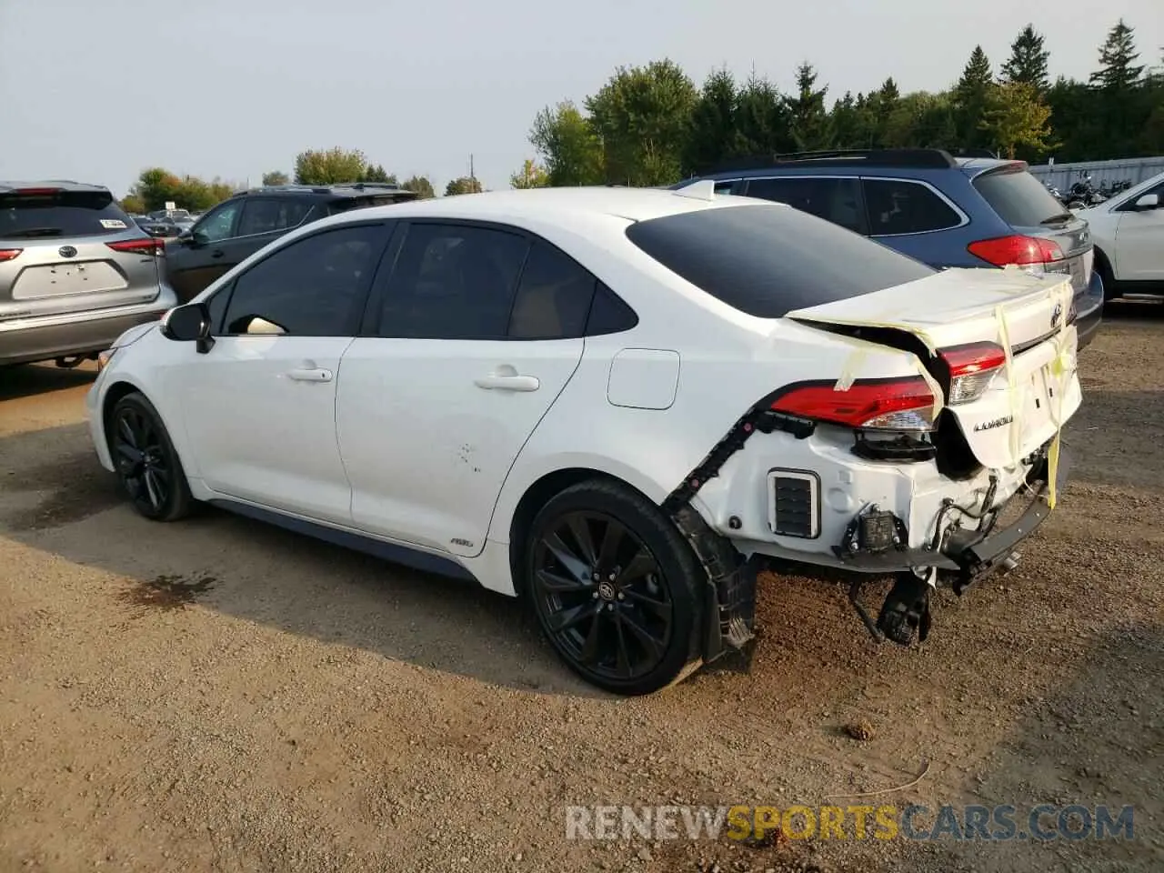 2 Photograph of a damaged car JTDBDMHEXRJ005573 TOYOTA COROLLA 2024