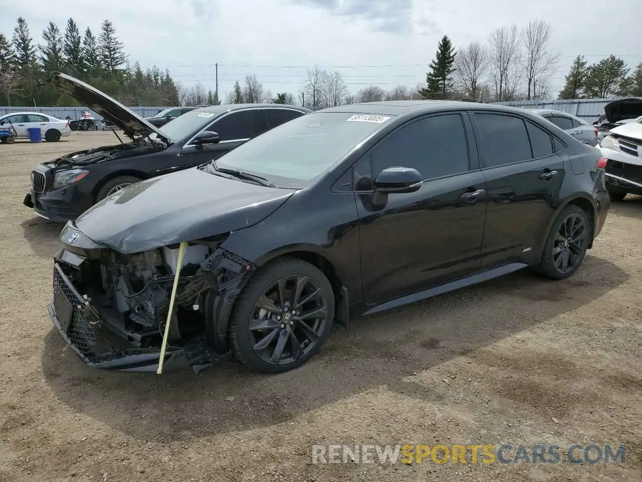 1 Photograph of a damaged car JTDBDMHEXRJ008974 TOYOTA COROLLA 2024