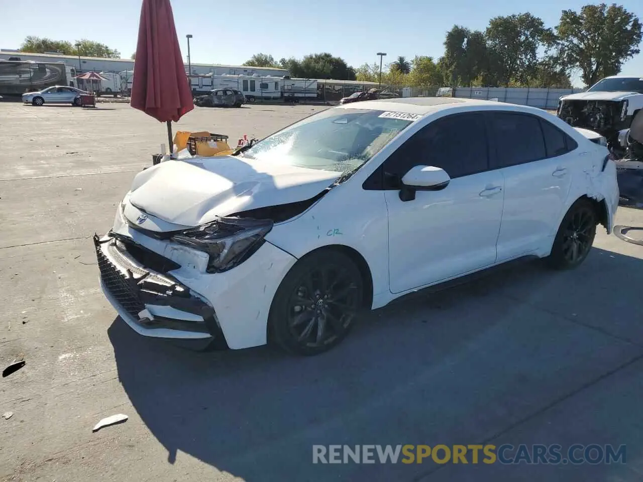 1 Photograph of a damaged car JTDP4MCE8RJ103711 TOYOTA COROLLA 2024