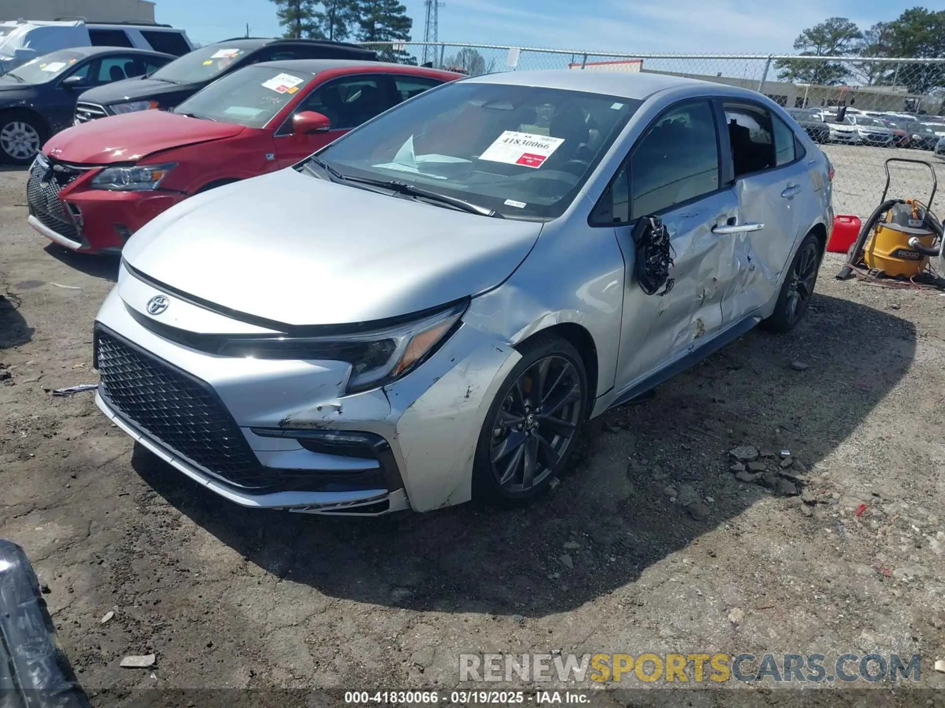 2 Photograph of a damaged car JTDS4MCE0R3519704 TOYOTA COROLLA 2024