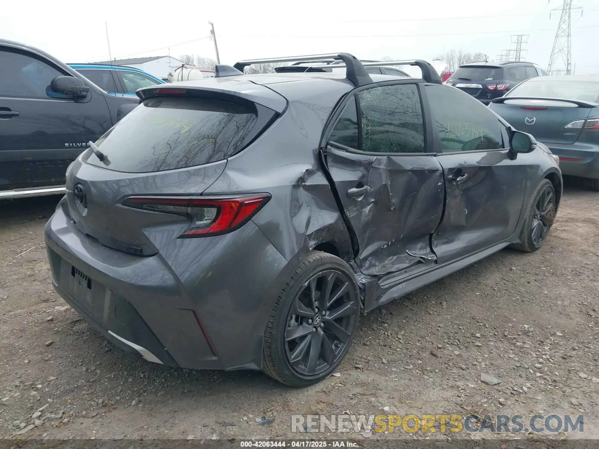 4 Фотография поврежденного автомобиля JTNC4MBE0R3232297 TOYOTA COROLLA 2024