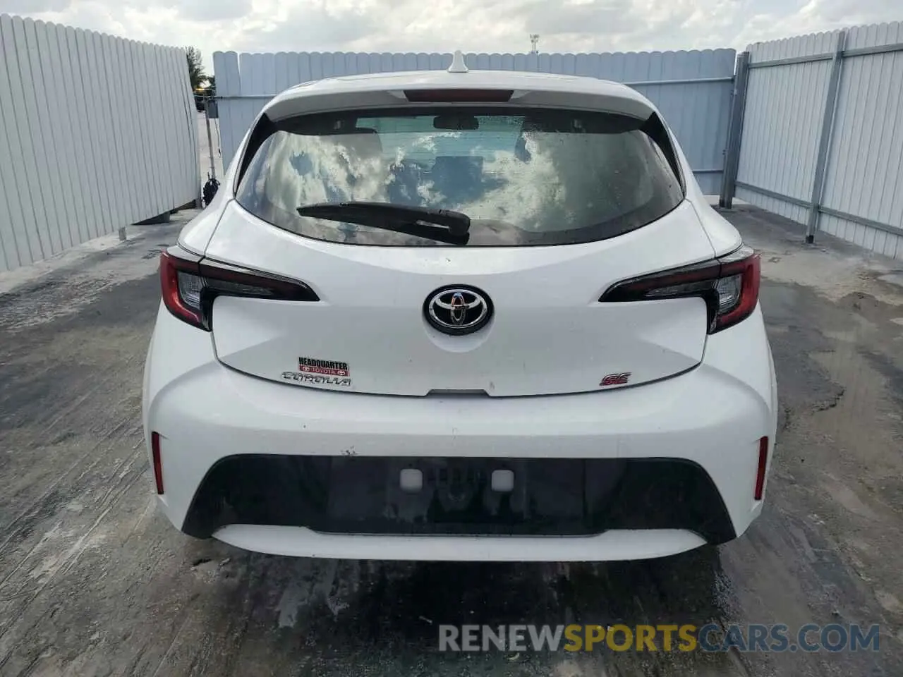 6 Фотография поврежденного автомобиля JTND4MBE4R3216513 TOYOTA COROLLA 2024