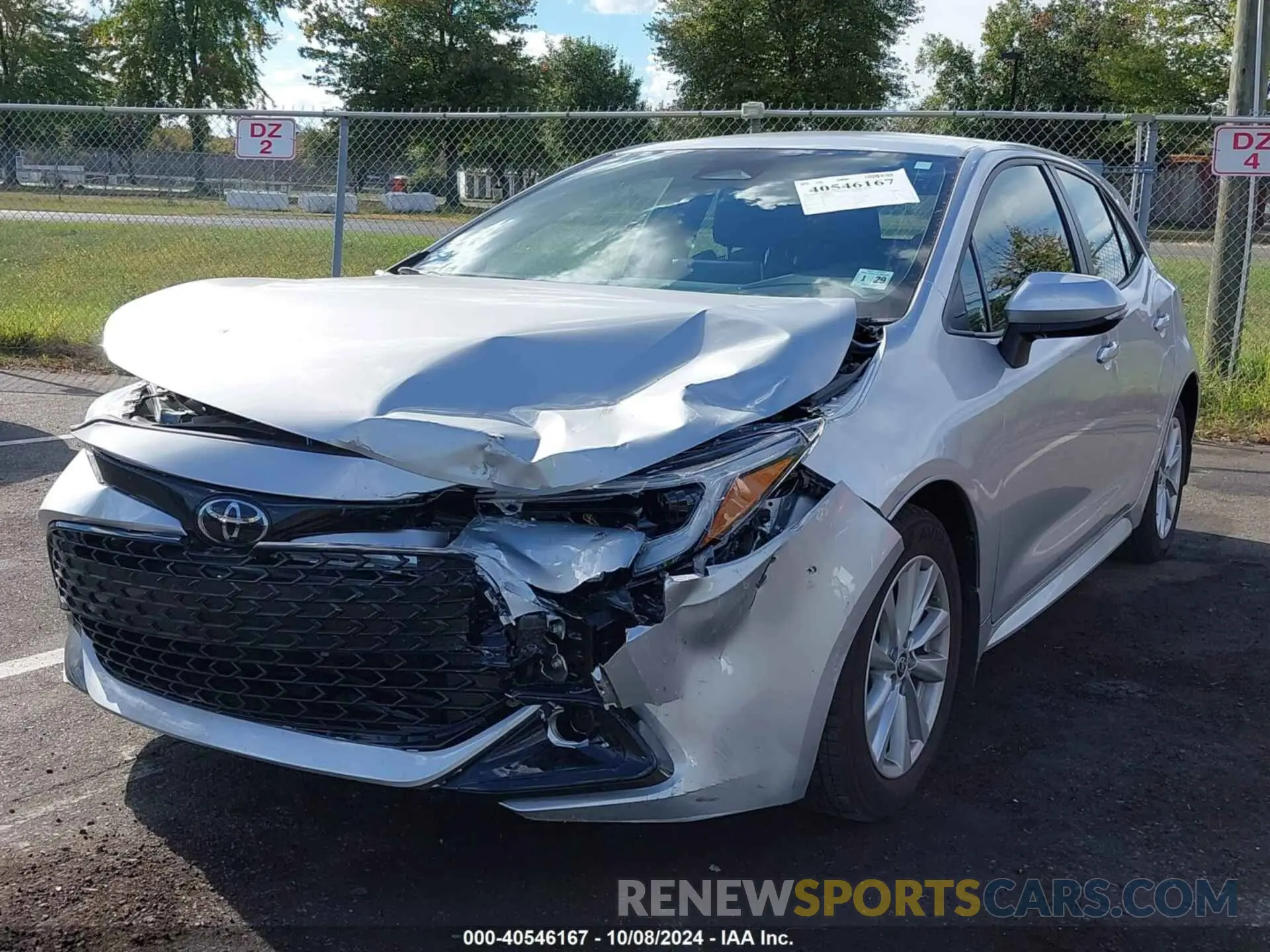 2 Photograph of a damaged car JTND4MBE4R3222473 TOYOTA COROLLA 2024