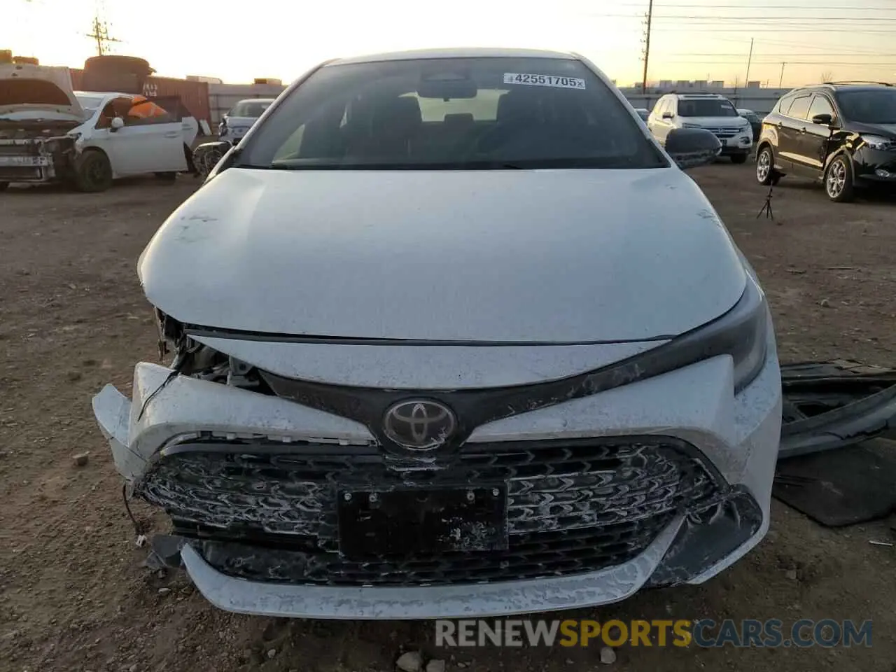 5 Фотография поврежденного автомобиля JTND4MBE9R3217964 TOYOTA COROLLA 2024